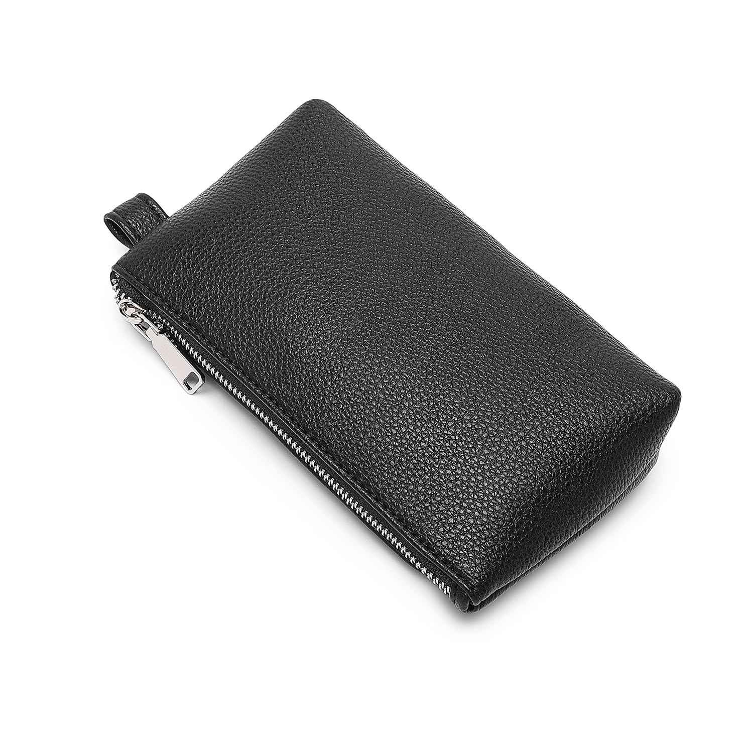 YONBEN PU Leather Makeup Simple and Convenient Handbag Small Exquisite Storage Bag (Pu/Black)