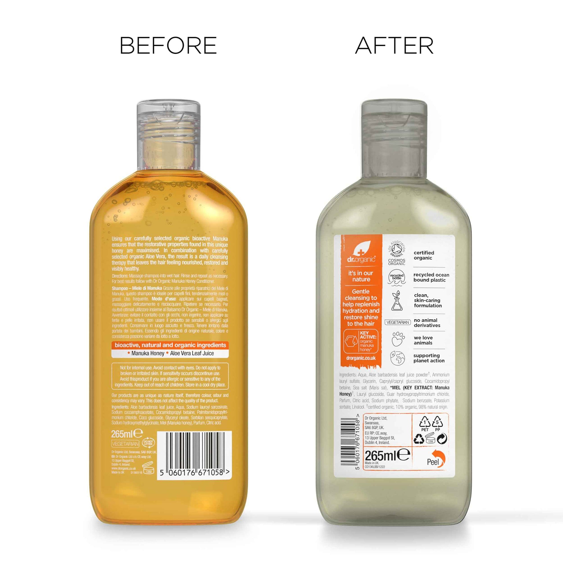 Organic Doctor Manuka Honey, Shampoo, 9 Fluid Ounce