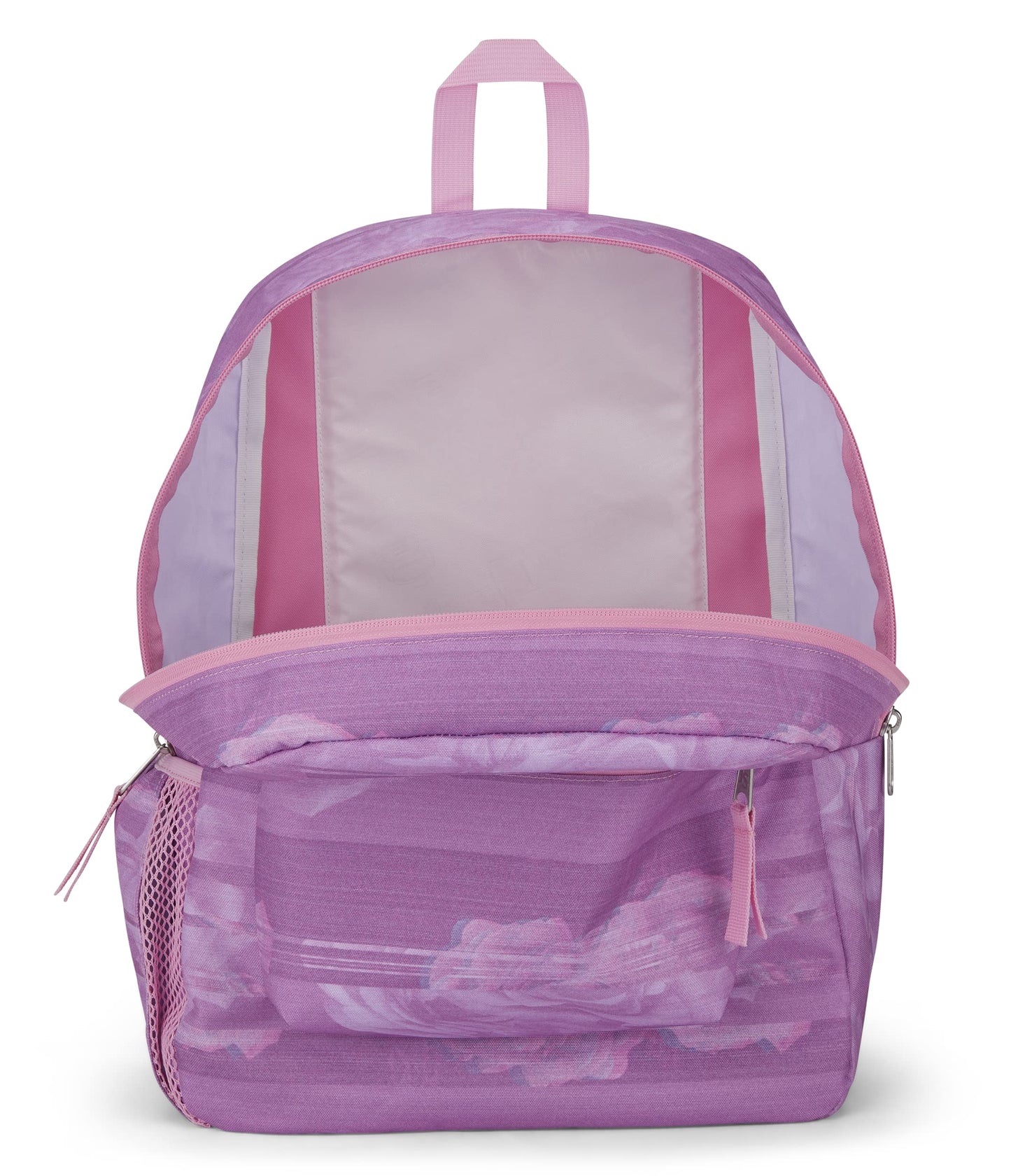 JanSport Cross Town Backpack 17" x 12.5" x 6" - Simple Bag for Everyone with 1 Main Compartment, Front Utility Pocket - Premium Class Accessories - Static Rose