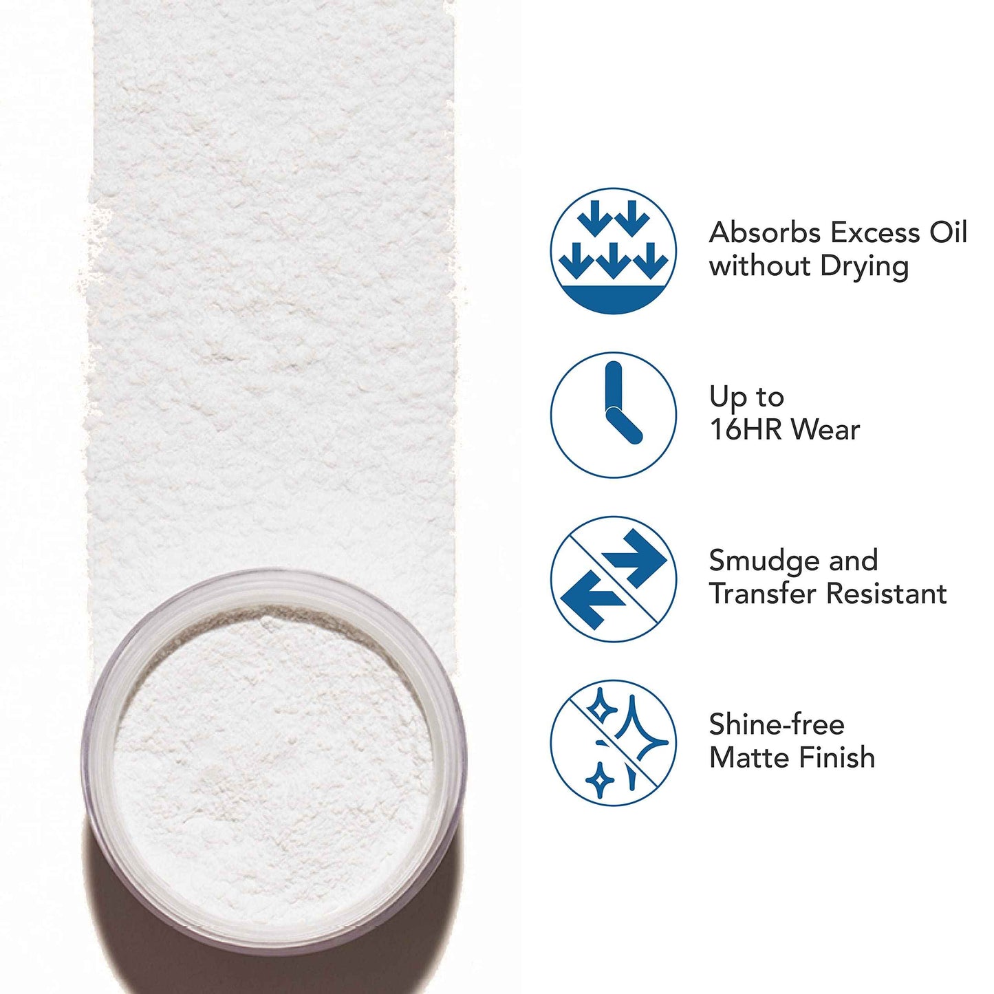 Dermablend Loose Setting Powder, Face Powder Makeup & Finishing Powder, Mattifying Finish and Shine Control