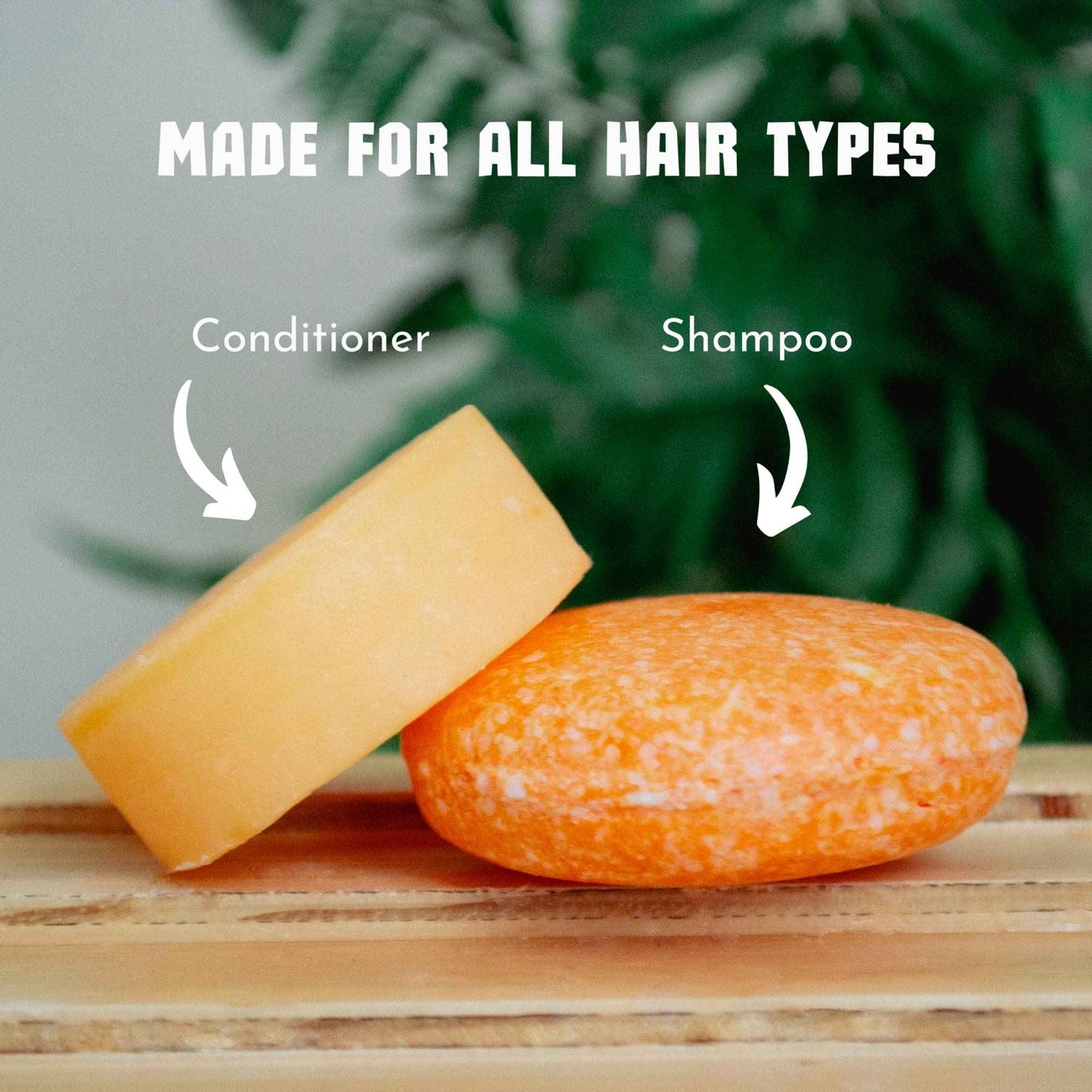 Fresh Citrus Bergamot Shampoo And Conditioner Bar Set with One Extra Conditioner Bar - 100% Vegan Bar Shampoo And Conditioner For Hair Of All Types - Natural Shampoo And Conditioner In Bars. Handmade