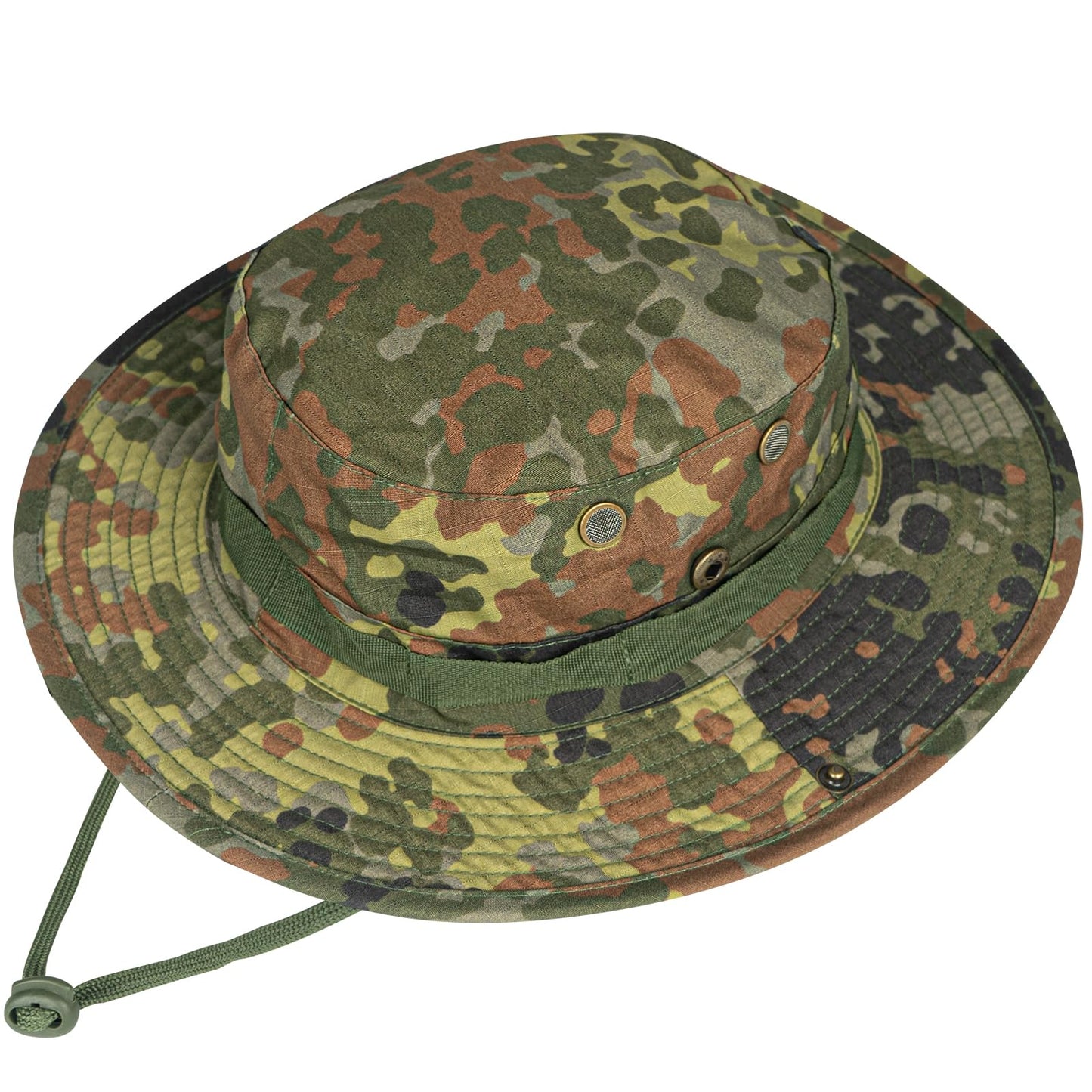 Sun Hats for Men Women Bucket Hat UPF 50+ Boonie Hat Foldable UV Protection Hiking Beach Fishing Summer Safari(1pack-Deban Camo)