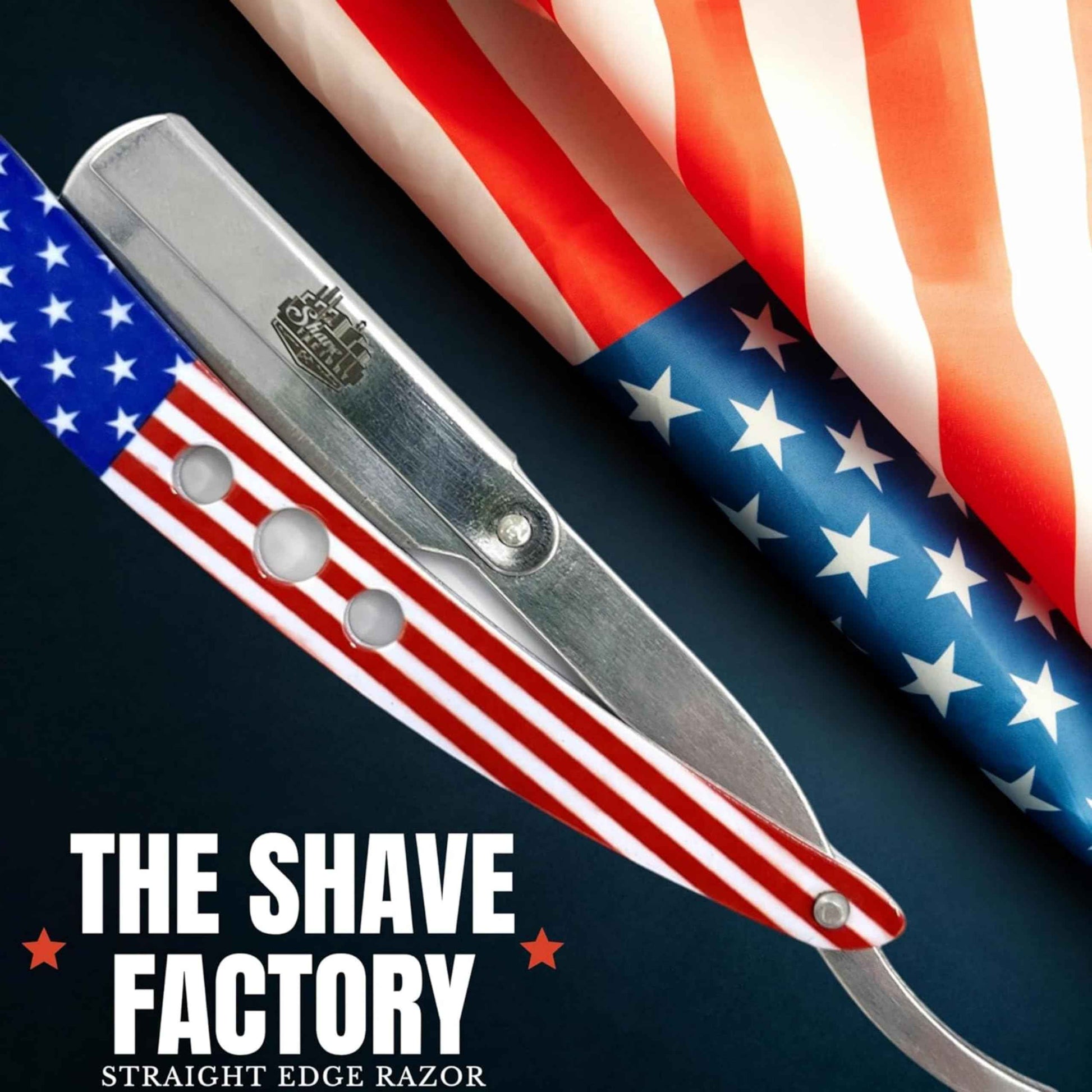 The Shave Factory Straight Edge Razor Kit (USA / 300 Dorco Single Edge Razor Blades Red)