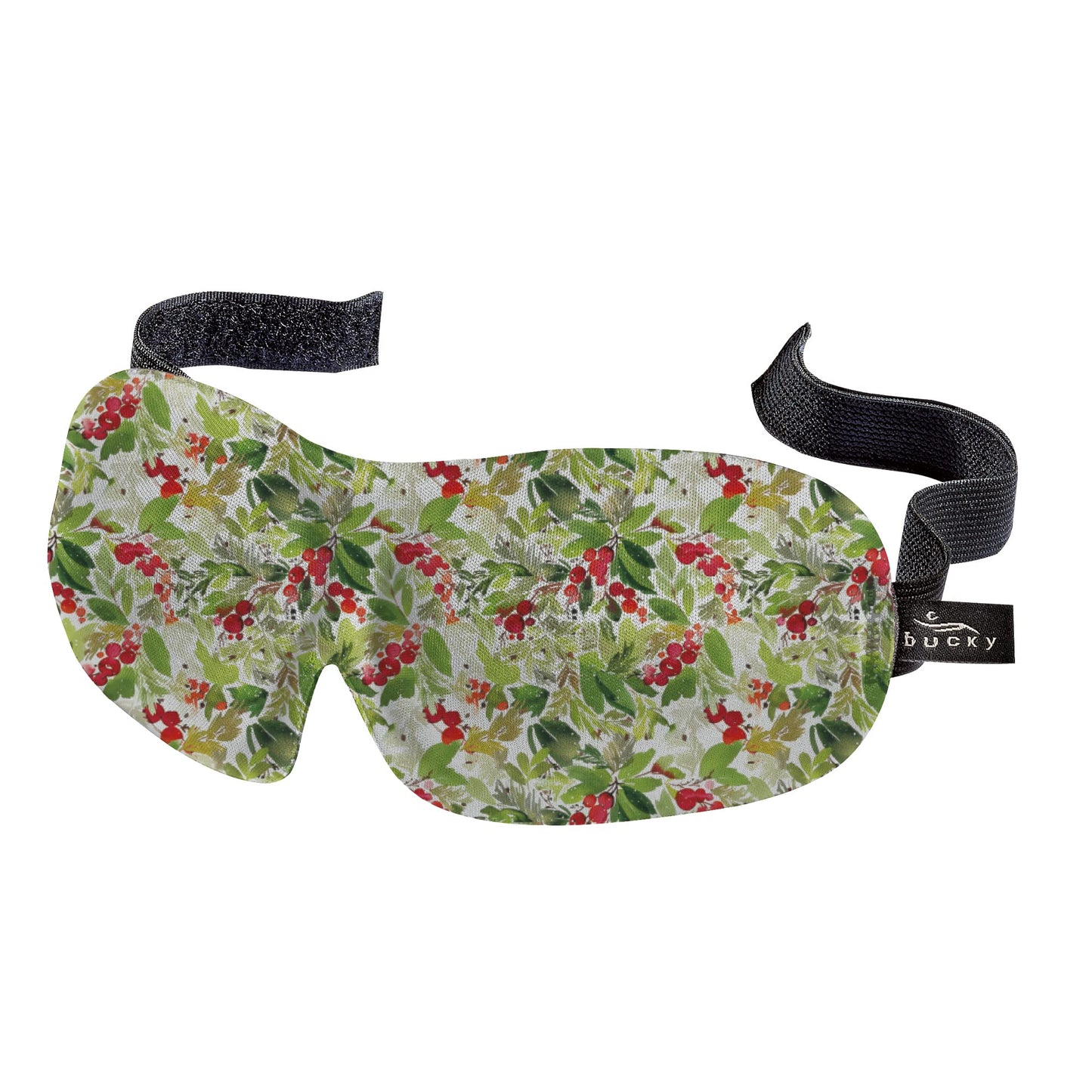 Bucky 40 Blinks No Pressure Printed Eye Mask for Travel & Sleep, Holly, One Size