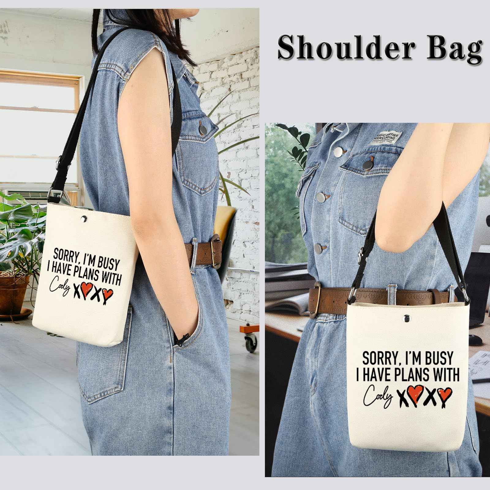 GJTIM Ladies Gym Gift Sorry I’m Busy I have Plans With Cody Fitness Travel Bag for Fans (Plans With Cody CB)