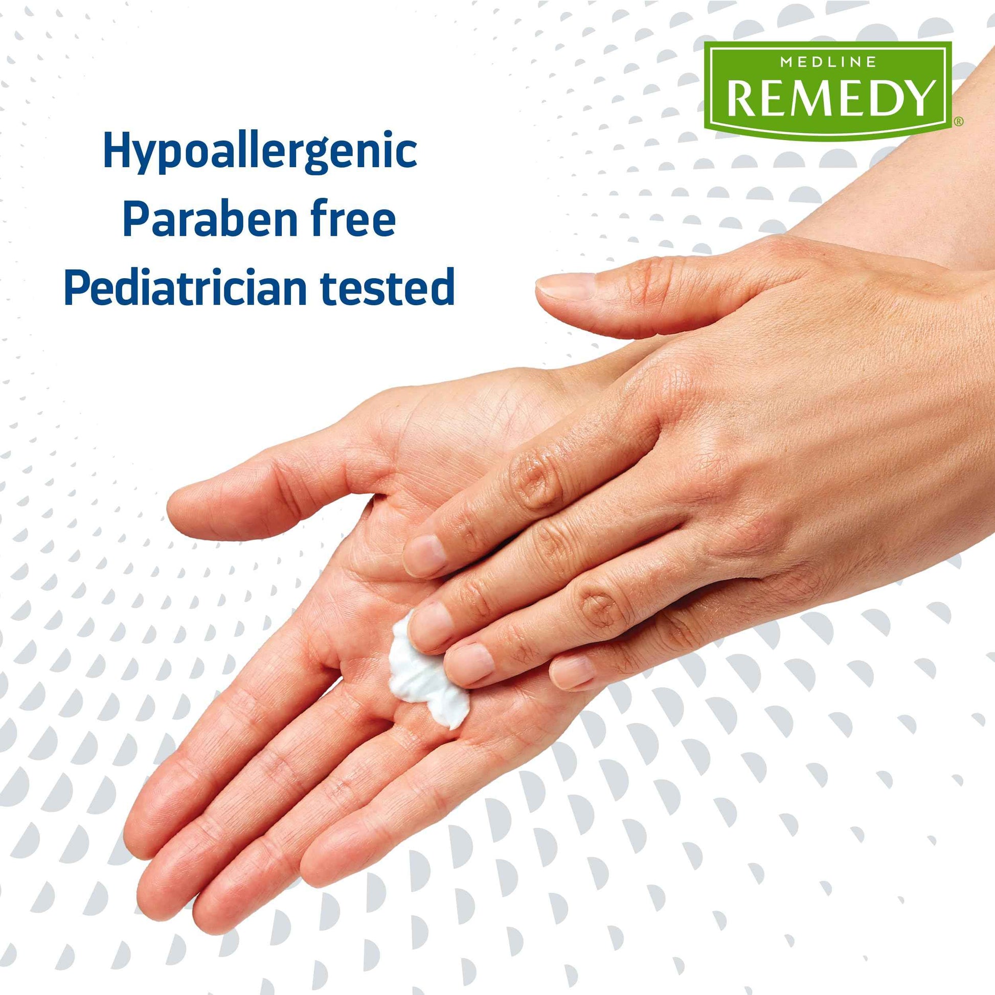 Medline Remedy Clinical Silicone Cream (4 oz Tube), Vanilla Scent, Breathable Film, Soothing, Moisturizing, Nourishing, Hydrating Skin Care, For Cracked, Chapped, Sensitive Skin (Pack of 3)