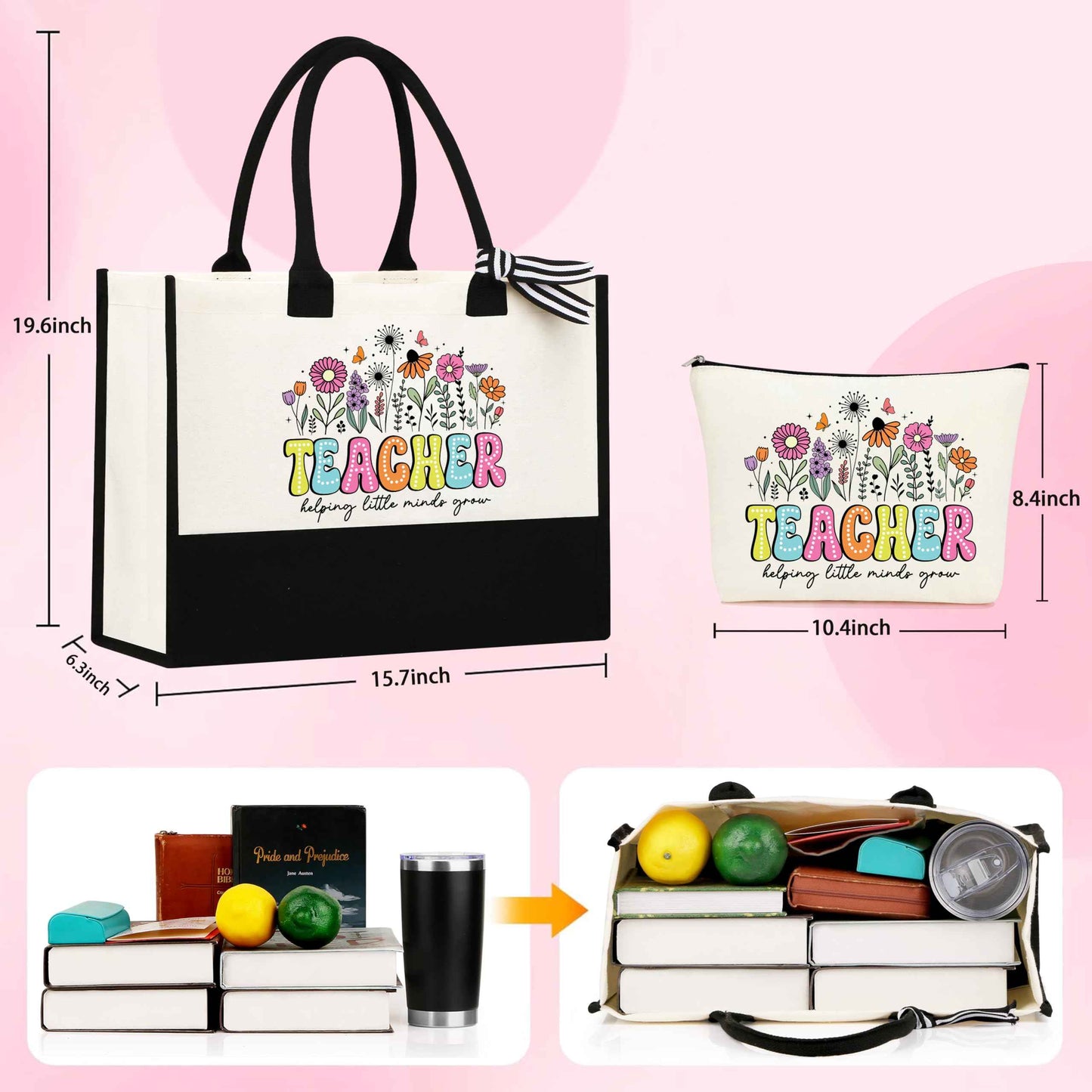 JSTUMB 8 Pcs Teacher Appreciation Gifts Bulk for Women, Christmas End of Year Thank You Gifts for Teachers