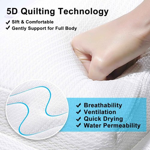 Full Body Bath Pillow (Neck, Back & Body Support), Full Body Bathtub Pillow, Women's Bathtub Pillow Woman Bathtub Accessory,White