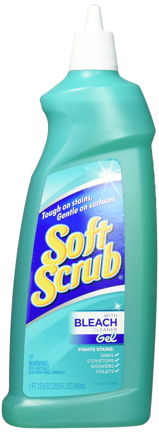 Soft Scrub Soft Scrub Gel Cleanser with Bleach -12.6 Fl Oz (Pack of 2)