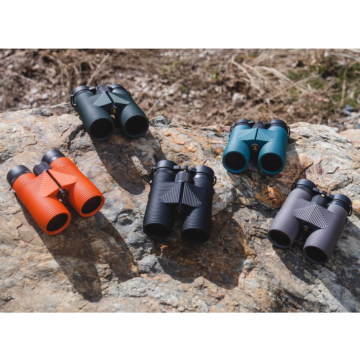 Nocs Provisions Pro Issue 10x42 Waterproof Binoculars, 10X Magnification, Phase Coated Bak4 Prism, Wide View Multi-Coated Lenses for Bird Watching, Wildlife Viewing & Stargazing - Carnelian Orange