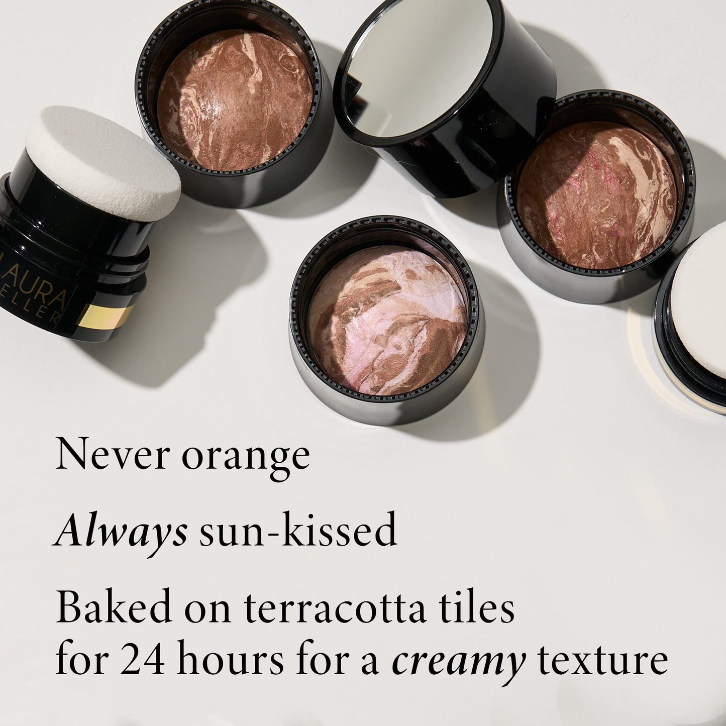 LAURA GELLER NEW YORK Bronze-n-Brighten Baked To Go - Travel Size - Deep - Natural Bronze Glow