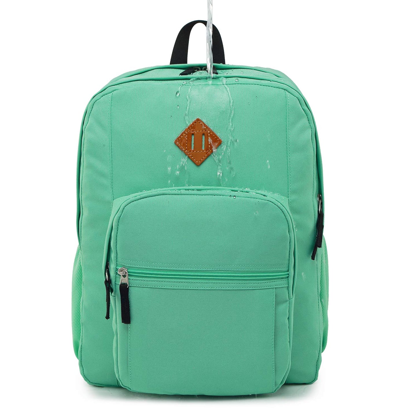 abshoo Classical Basic Womens Travel Backpack For College Men Water Resistant Bookbag (Turquoise)