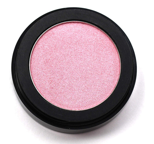 Pure Ziva Pink Glow Satin Light Baby Pink Opal Sunkissed Shimmering Shimmer Pressed Powder Single Vegan Eyeshadow; Talc, Paraben & Cruelty Free