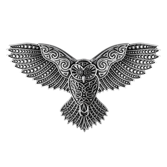 HAQUIL Vintage Antique Celtic Owl Hairpin Hair Stick Barrette Hair Accessory for Women