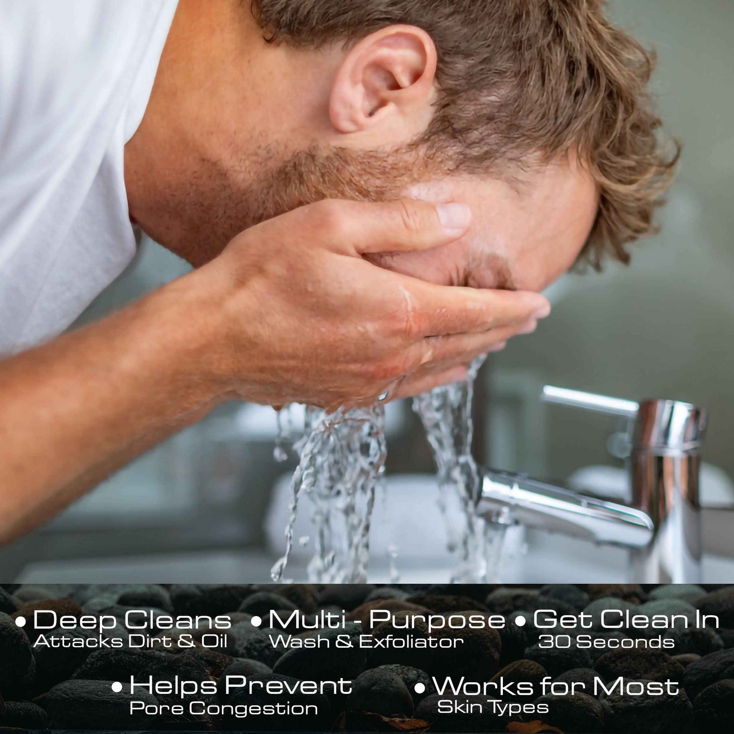 Geir Ness Face Scrub - Exfoliates Skin - Nourishing Facial Scrub for Clogged Pores