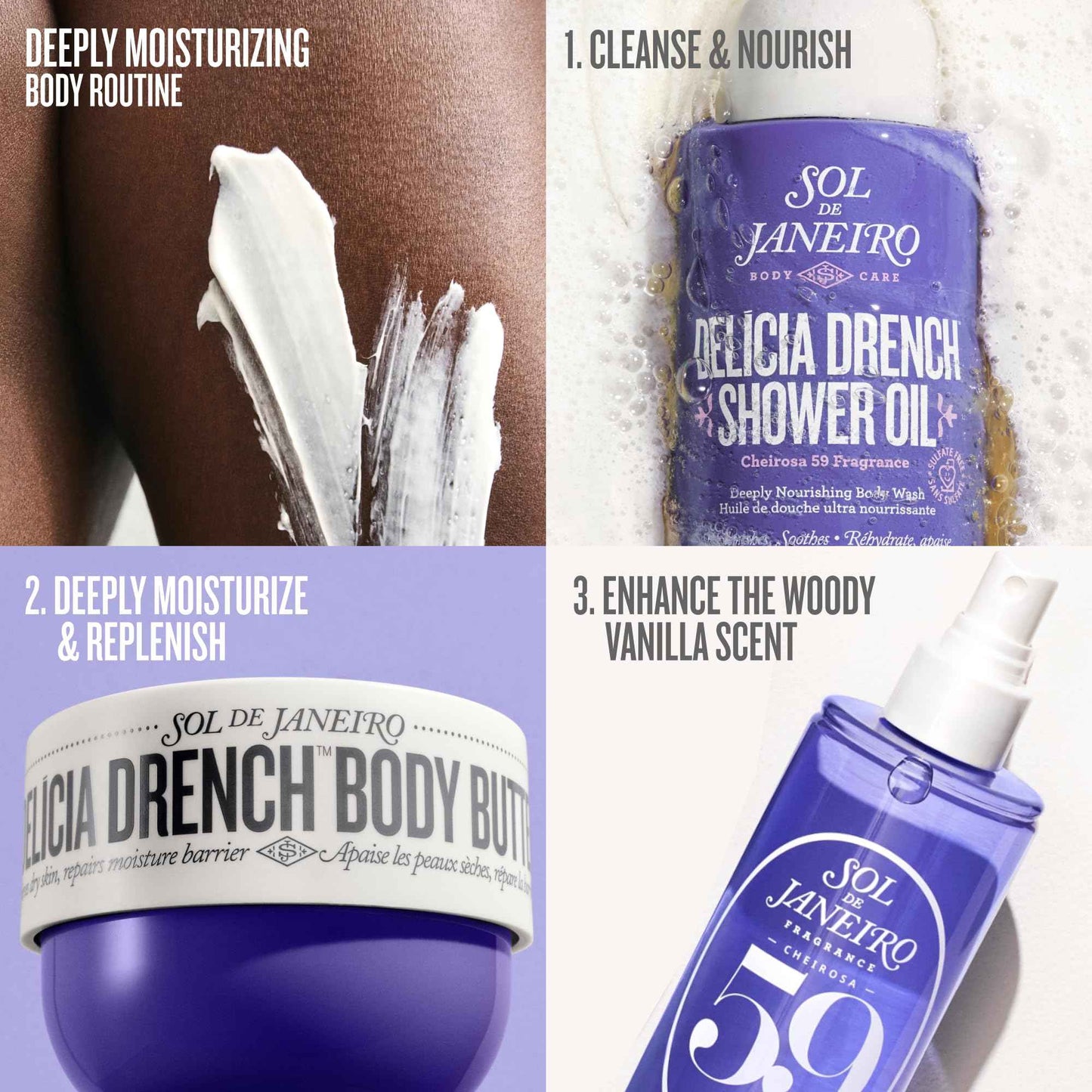 Sol de Janeiro Delicia Drench Body Butter 150mL/5 oz.