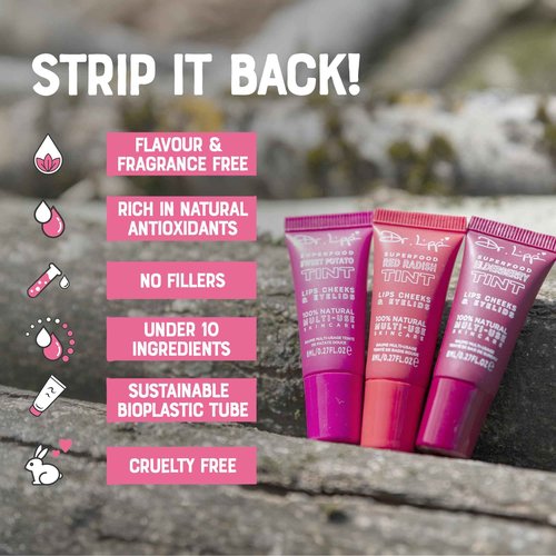 Dr. Lipp Nipple Balm 0.27 fl oz/ 8 ml & Superfood Lip Tints 3x8ml Multi Use Bundle for Lips, Nipples & More