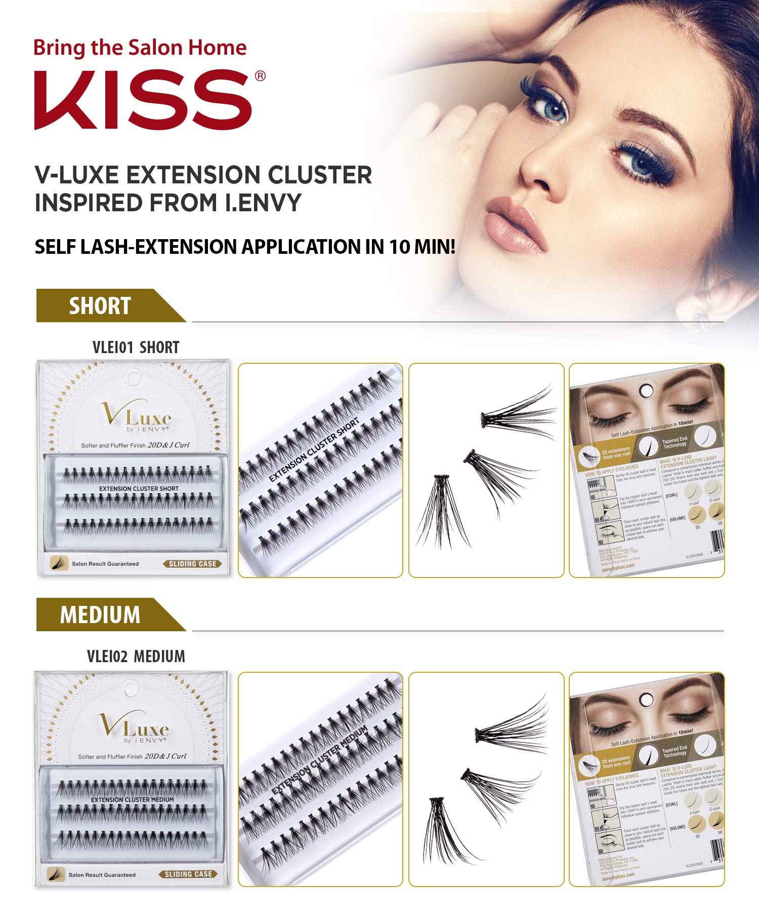 i•ENVY 30D Cluster Extension Medium (3 PACK, VLEI06)