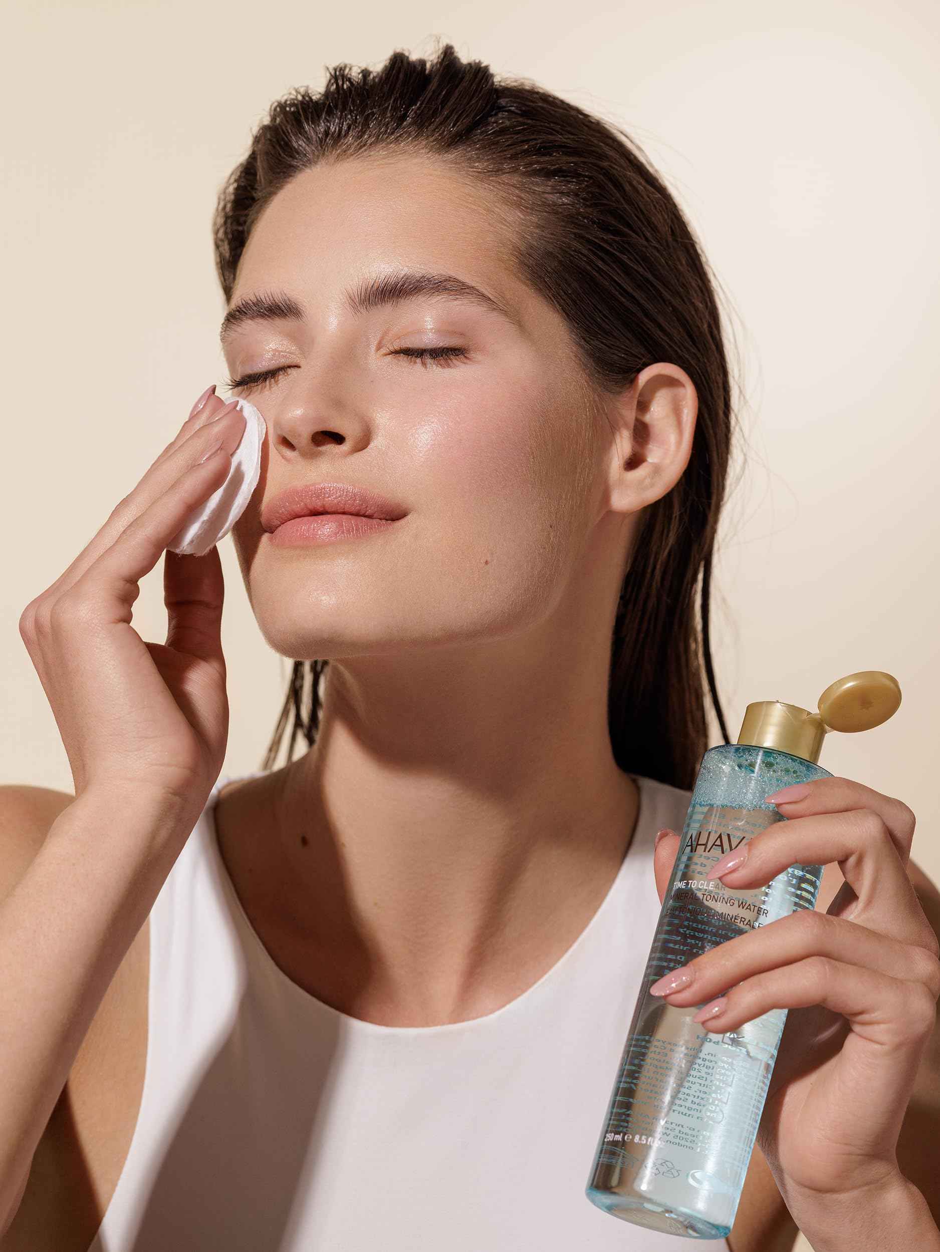 AHAVA Cleanse Balancing Toner - Lightweight toner to clean & rebalance skin’s hydration & pH, Enriched with our exclusive skin activator, Osmoter & Bilberry extract & fruit acids, 8.5 Fl.Oz