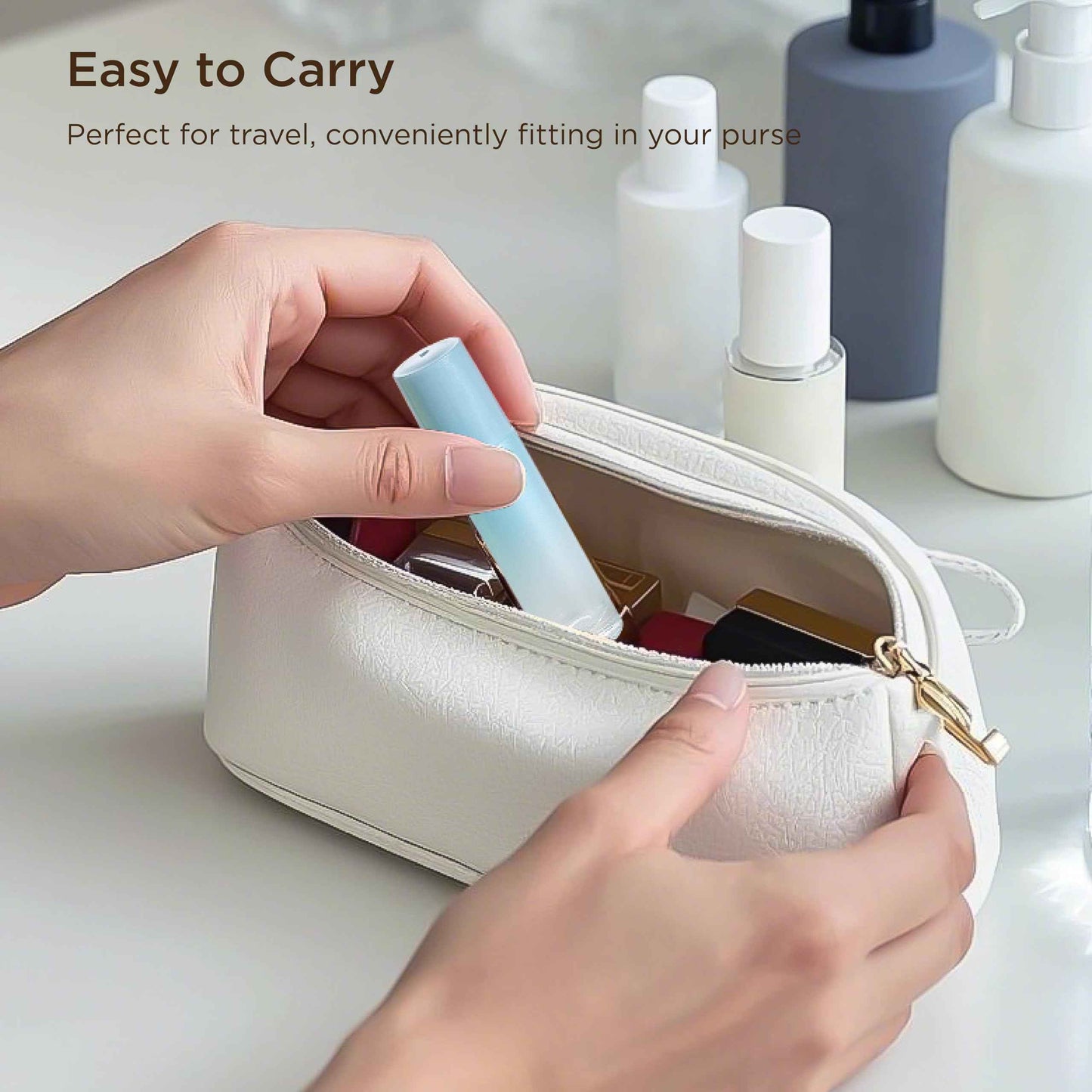 SESENSE Essential Oil Roller Bottles, 10ml Thick Glass Perfume Roller Bottles with Funnel Opener and Dropper Colored Glass Empty Bottles with Stainless Steel Roller Balls (Blue, 4 Pack)