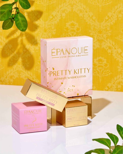 Epanouie Skin | Pretty Kitty Intimate Care | Premium Botanical Feminine Hygiene | Feminine Soap | Gentle Wash For Privates | Treats Odor + Inflammation