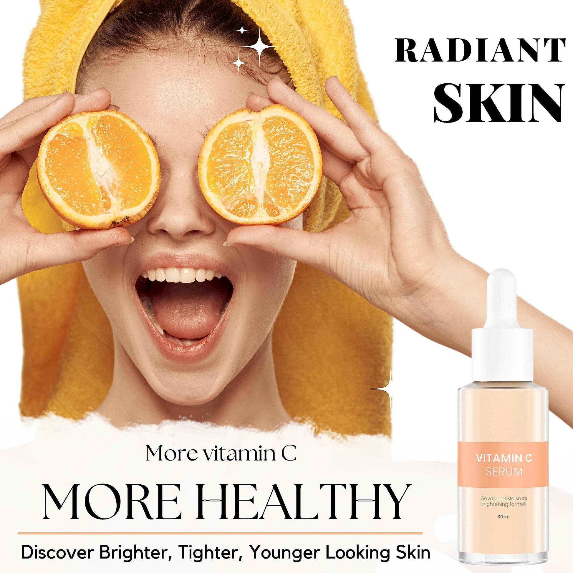 Vitamin C Serum - Powerful Antioxidant for Youthful and Healthy Skin - Enhance Your Natural Radiance - Restore Youthful Vitality to Your Skin (1 Pack)