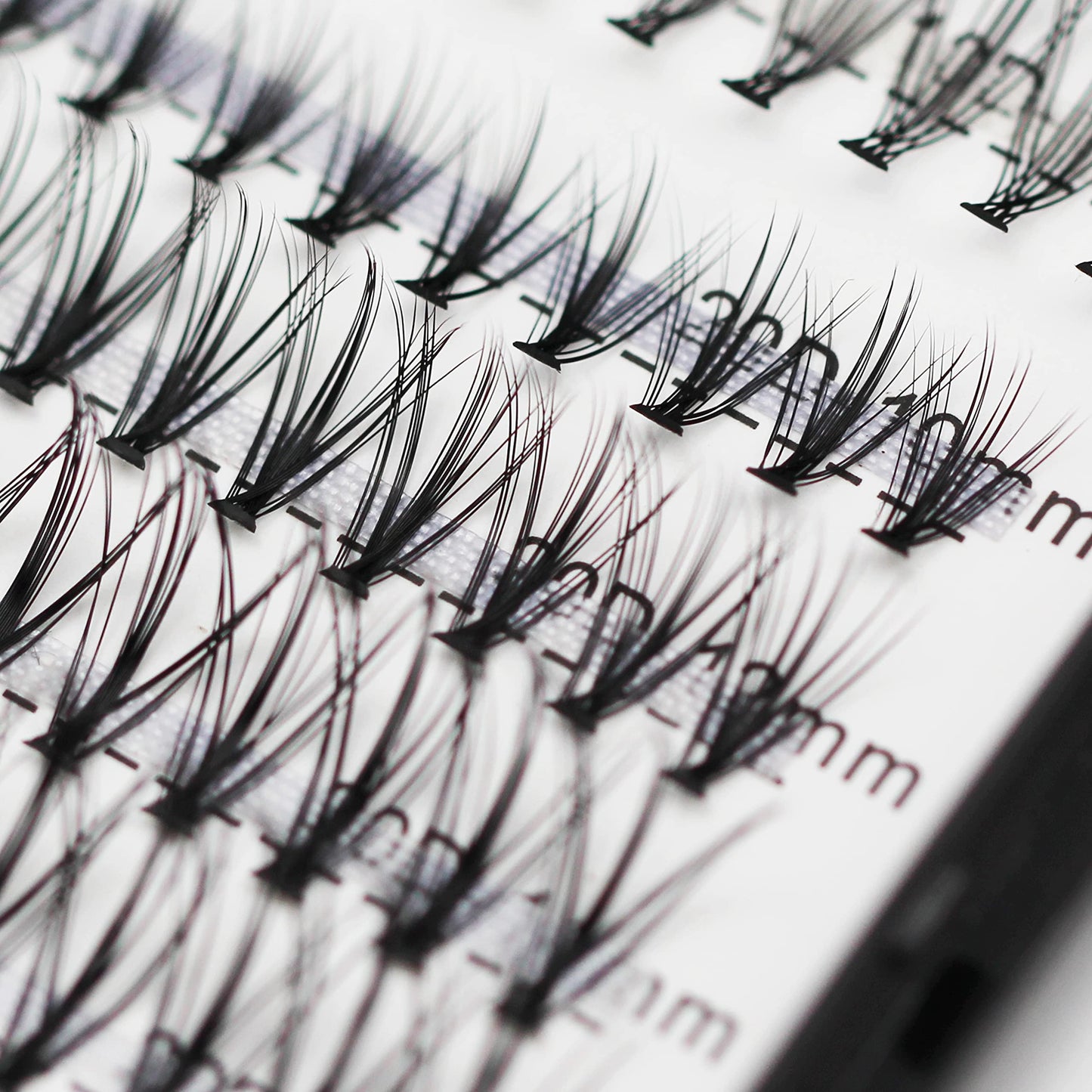 Bodermincer Lash Extension 240pcs C Curl 10D/20D Cluster Mixed, 8/9/10/11/12mm,10/11/12/13/14mm,12/13/14/15/16mm Mixed 8-10-12-14-16mm MIX Individual Cluster Lashes (50D-D Curl-9mm)