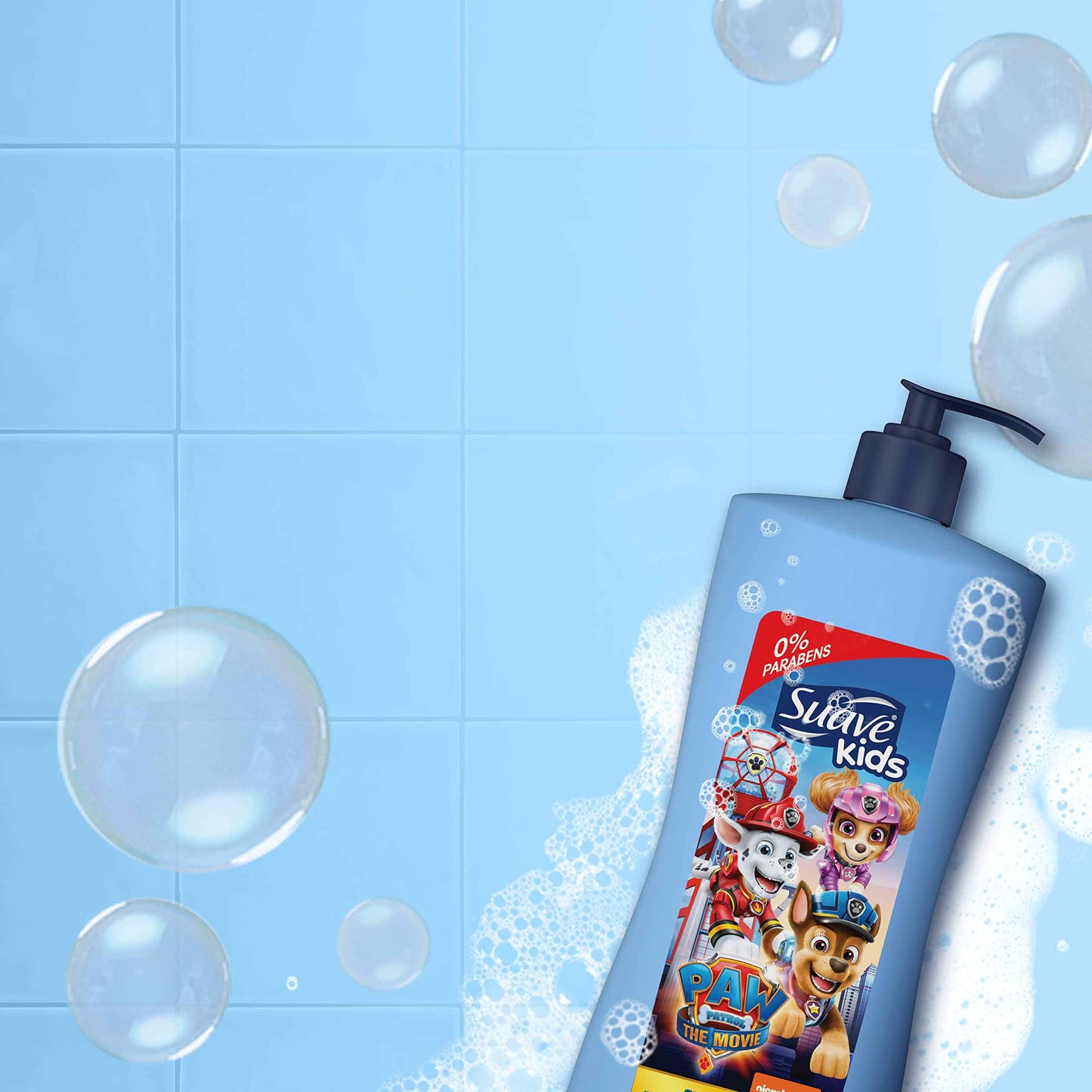 Suave Kids 3 n1 Body Wash & Shampoo Paw Patrol 28 oz(Pack of 4)