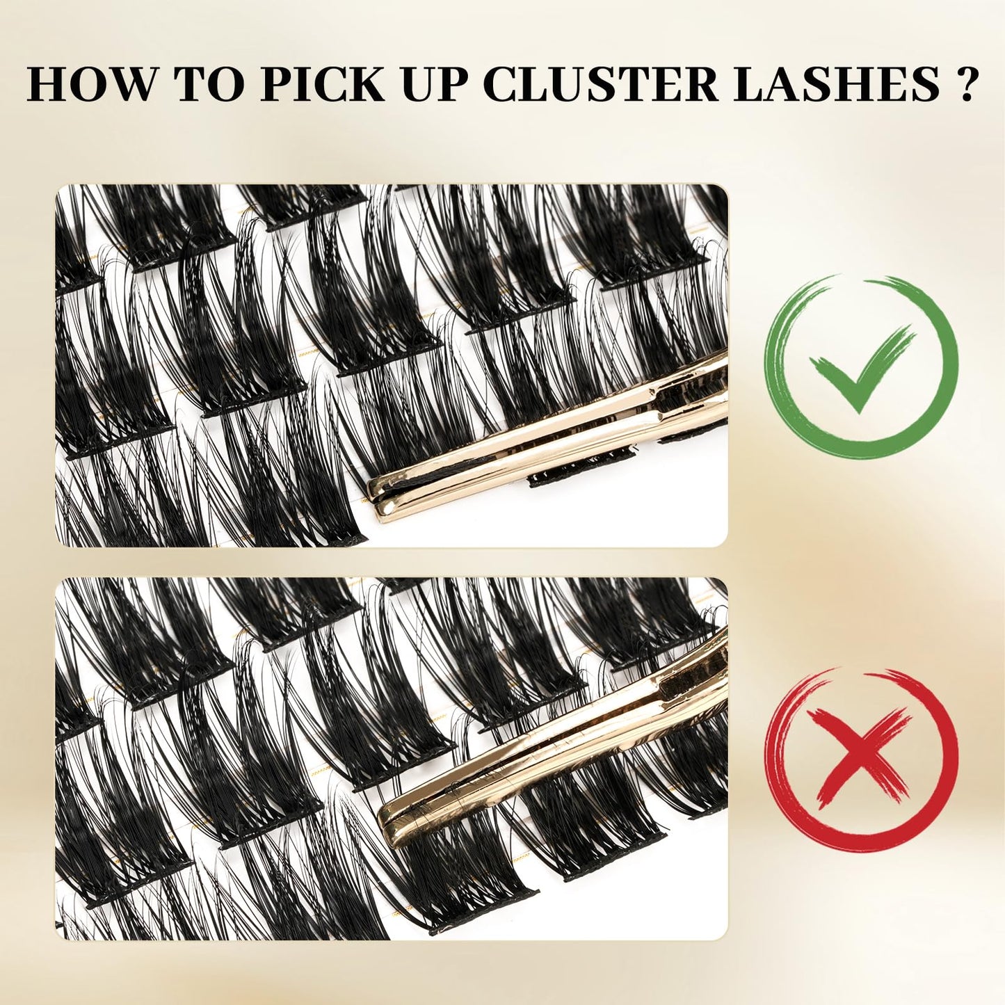 QUEWEL Lash Clusters 192Pcs Cluster Lashes Mix12-18mm DIY Eyelash Extension Individual Eyelashes Clusters Fluffy & Super Lightweight Lash Extension Clusters Natural Look (QU23-Mix12-18)