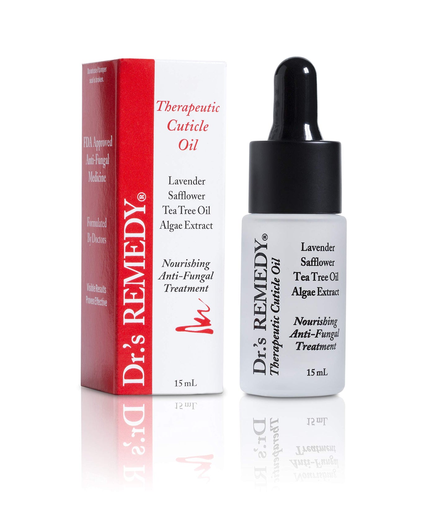 Dr.'s Remedy Therapeutic Caress Cuticle Oil, Nourishing Anti Fungal Treatment for All Nail Types