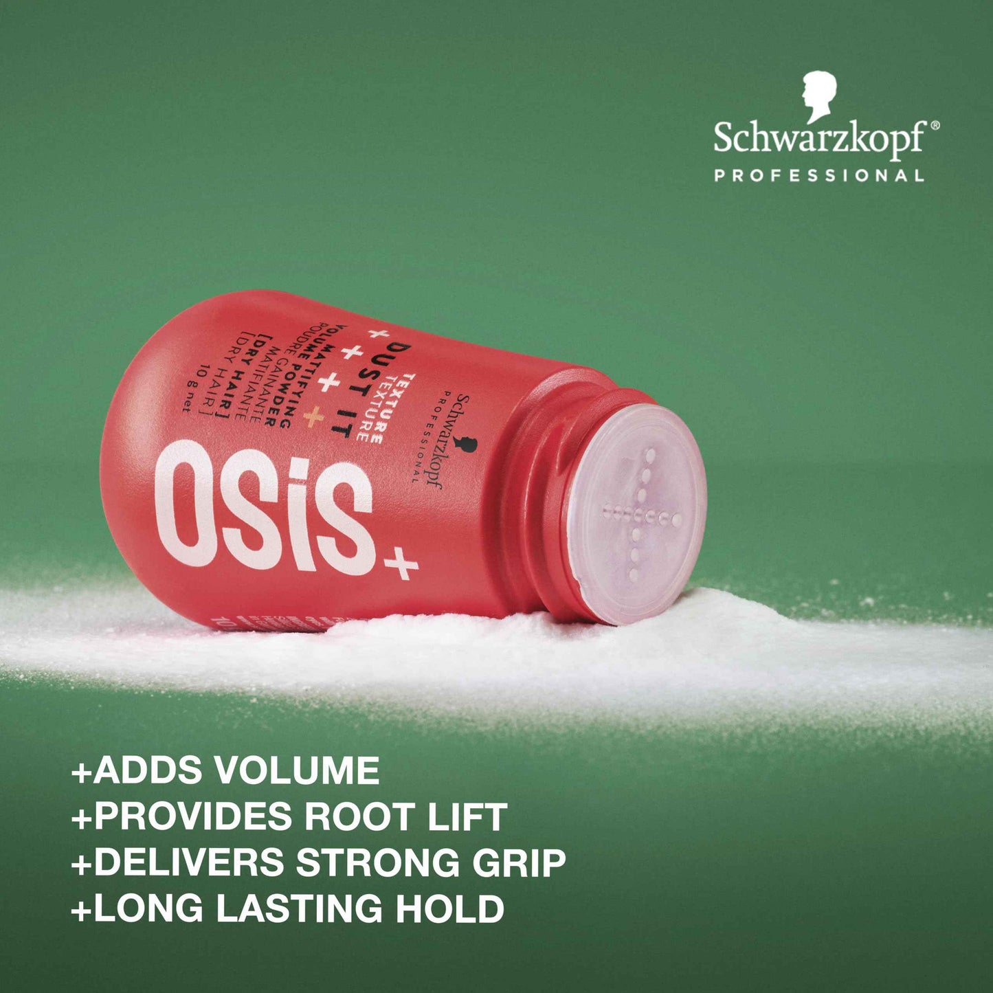 OSiS+ Packing Light and Styling Right Travel Hair Styling Kit - Includes Dust It Mattifying Volume Hair Powder, Travel Size Grip Extreme Hold Mousse, Limited-Edition Travel-Size Makeup Bag Gift Set
