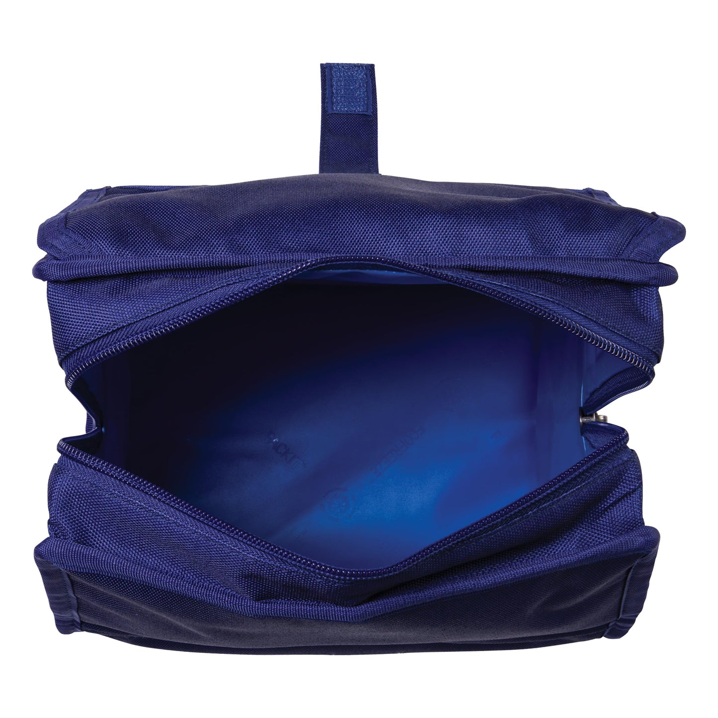 PackIt® Freezable Lunch Bag, True Blue, Built with EcoFreeze® Technology, Foldable, Reusable, Zip and Velcro Closure with Buckle Handle, Designed for Work Lunches and Fresh Lunch On the Go