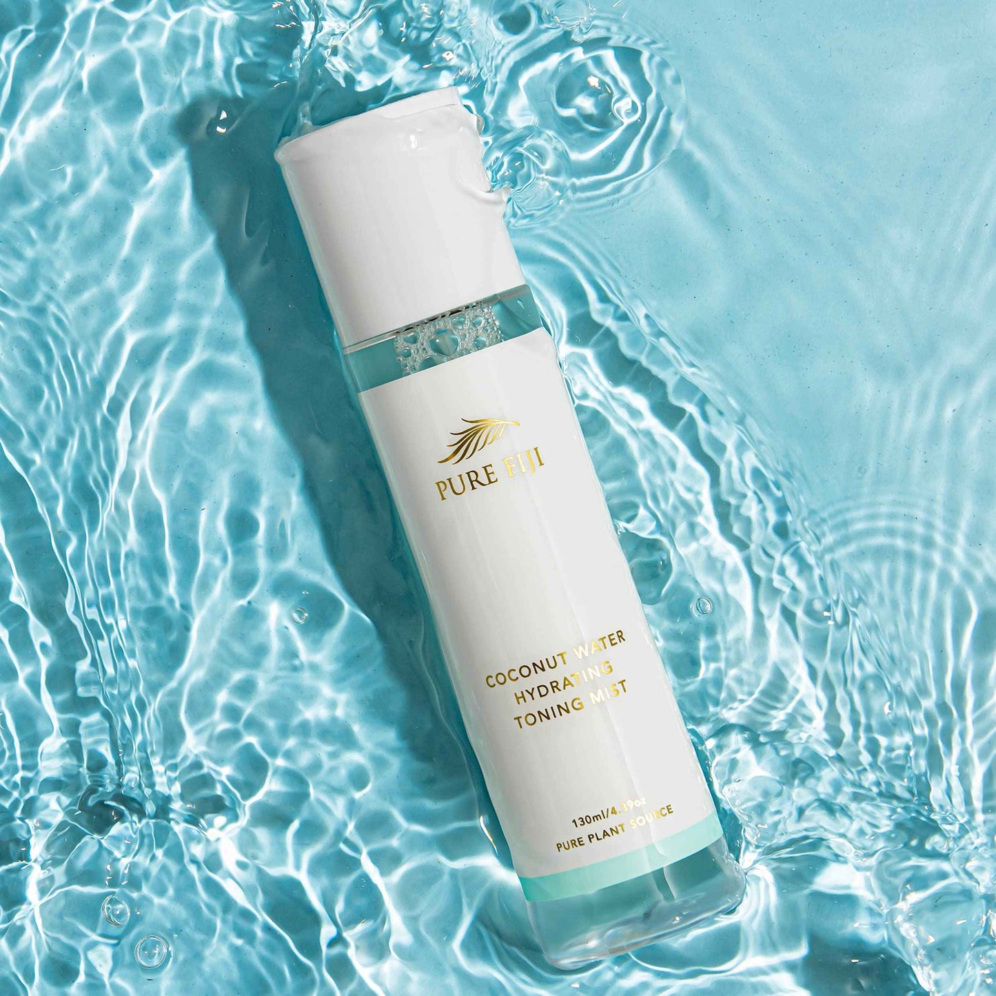 Pure Fiji Coconut Water Hydrating Toning Mist Refreshes, Soothes & Invigorates Skin, Face Mist Hydrating Spray Cruelty-Free for All Skin Types, 4.39 Oz