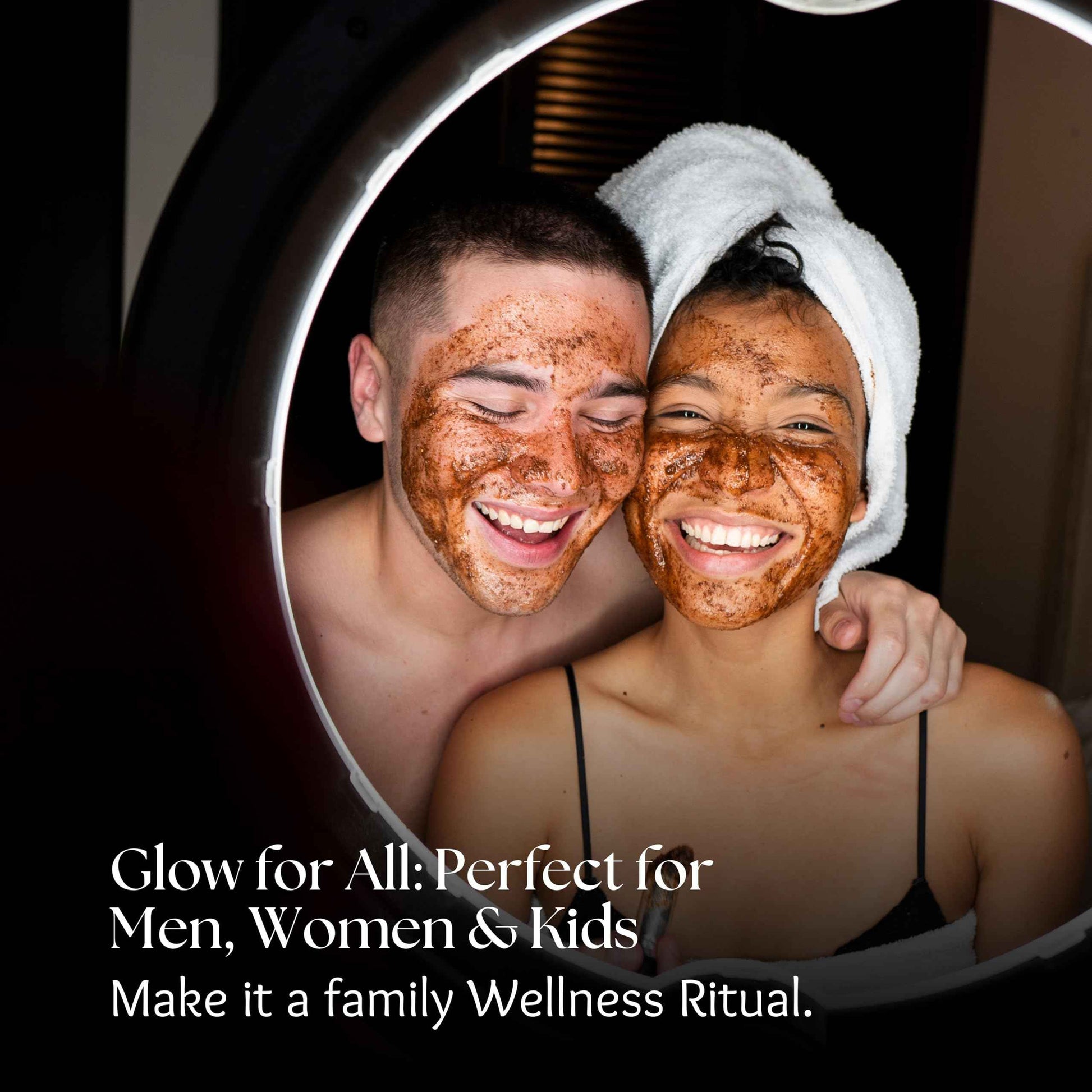 Ayurvedic Clay Facial Mask for Natural Skin Care with Hydrating Radiant Glow Formula - 1.76 Fl oz, Anti-Aging Face Mask for Dull Skin with Ganges Water, Rose Water, Red Ochre Clay & Clarified Butter