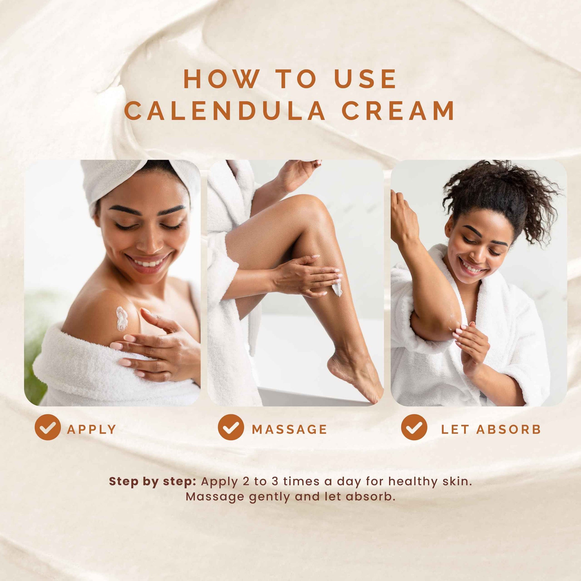 Pili Natural Calendula Cream - Moisturizing Cream for Rough, Dry, or Chapped Skin (15 oz)