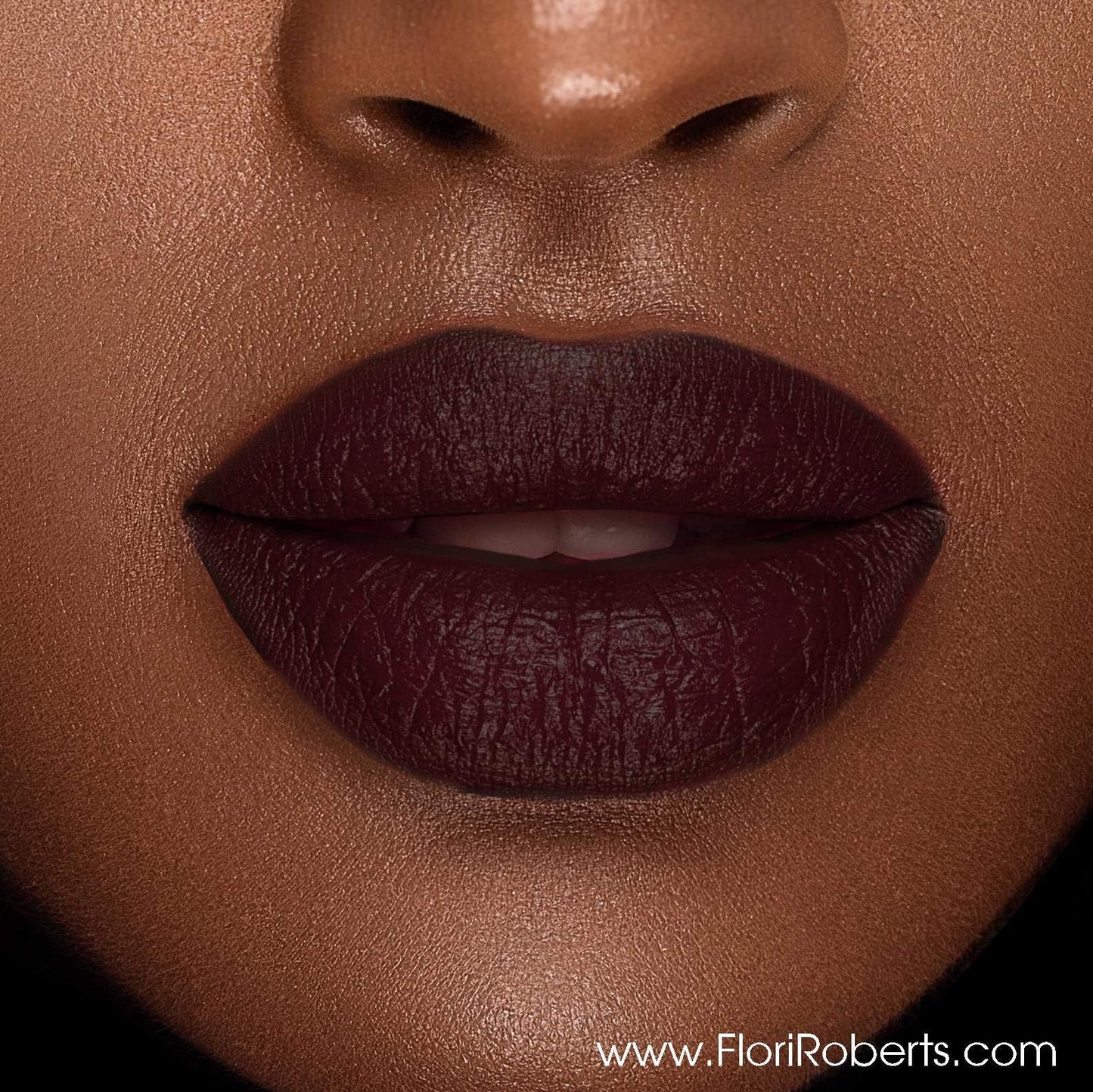 Flori Roberts Luxury Lipstick, Vibrant Lip Makeup for Women of Color or Deeper Skin Tones, Demi-Matte Texture, Hydrates and Conditions Lips