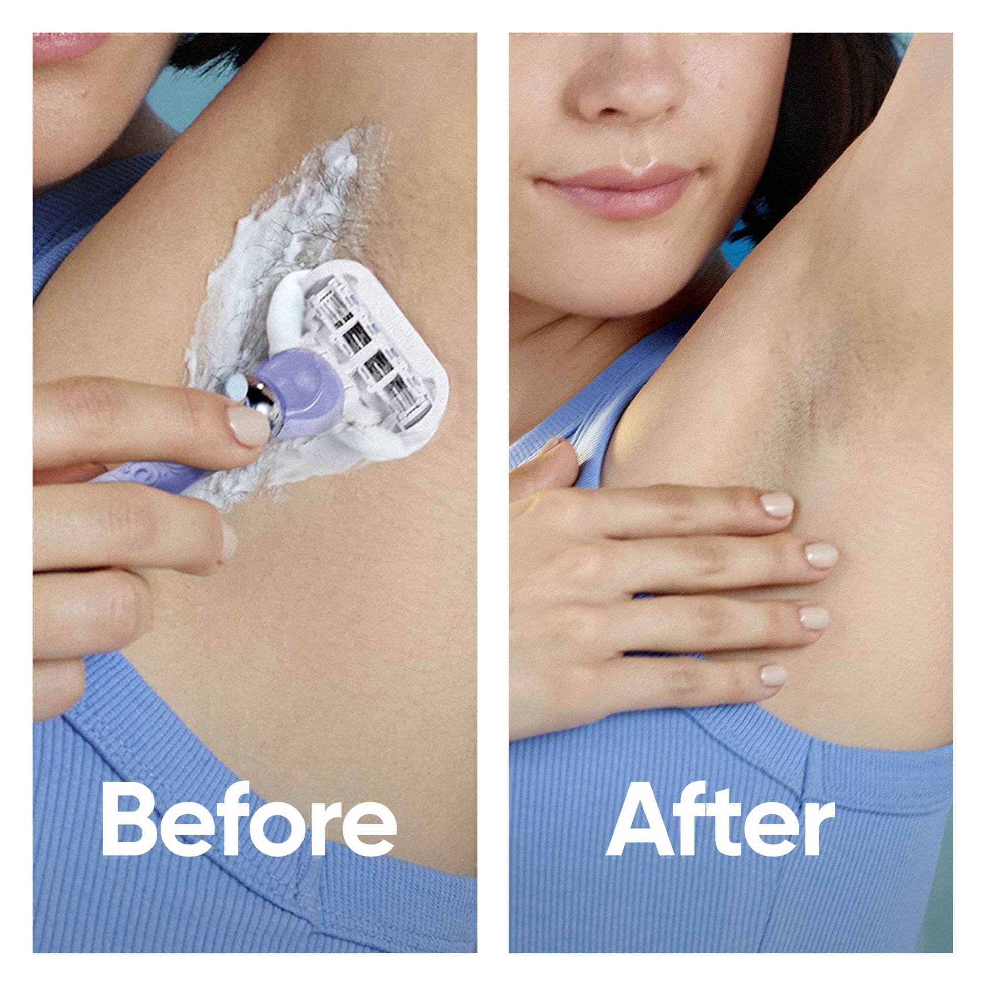 Gillette Venus Deluxe Smooth Swirl Women's Razor Handle + 4 Blade Refills, Flexible Handle and Pivoting Head, Holiday Gifts for Women