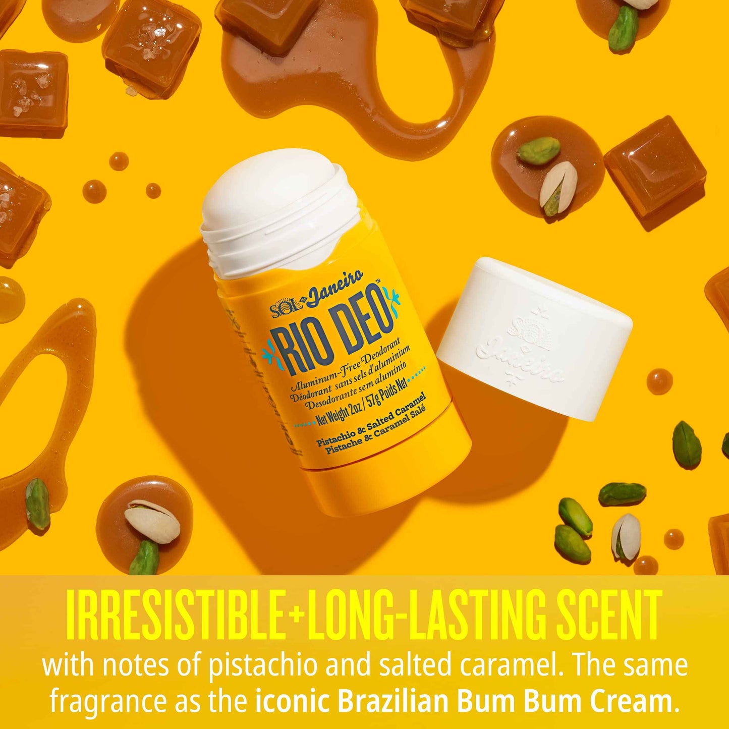 SOL DE JANEIRO Cheirosa 62 Rio Deo Aluminum-Free Deodorant with Refill Cartridge, Amazon Exclusive