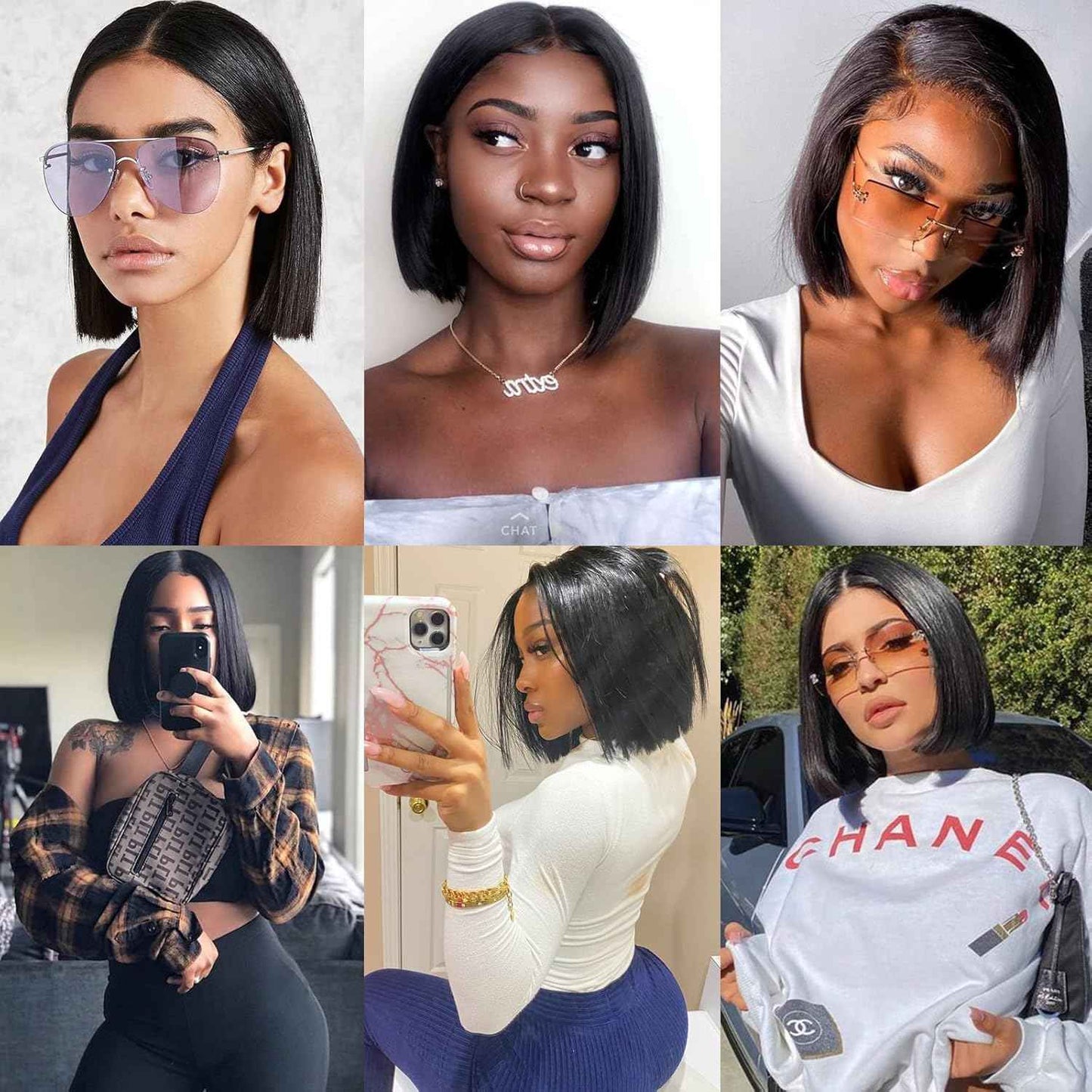 Liang Dian Straight Bundles Human Hair 8 8 10 10 Inch Natural Color Bundles Human Hair 12A Brazilian Virgin Hair 100% Unprocessed Quick Weave Hair Bundles