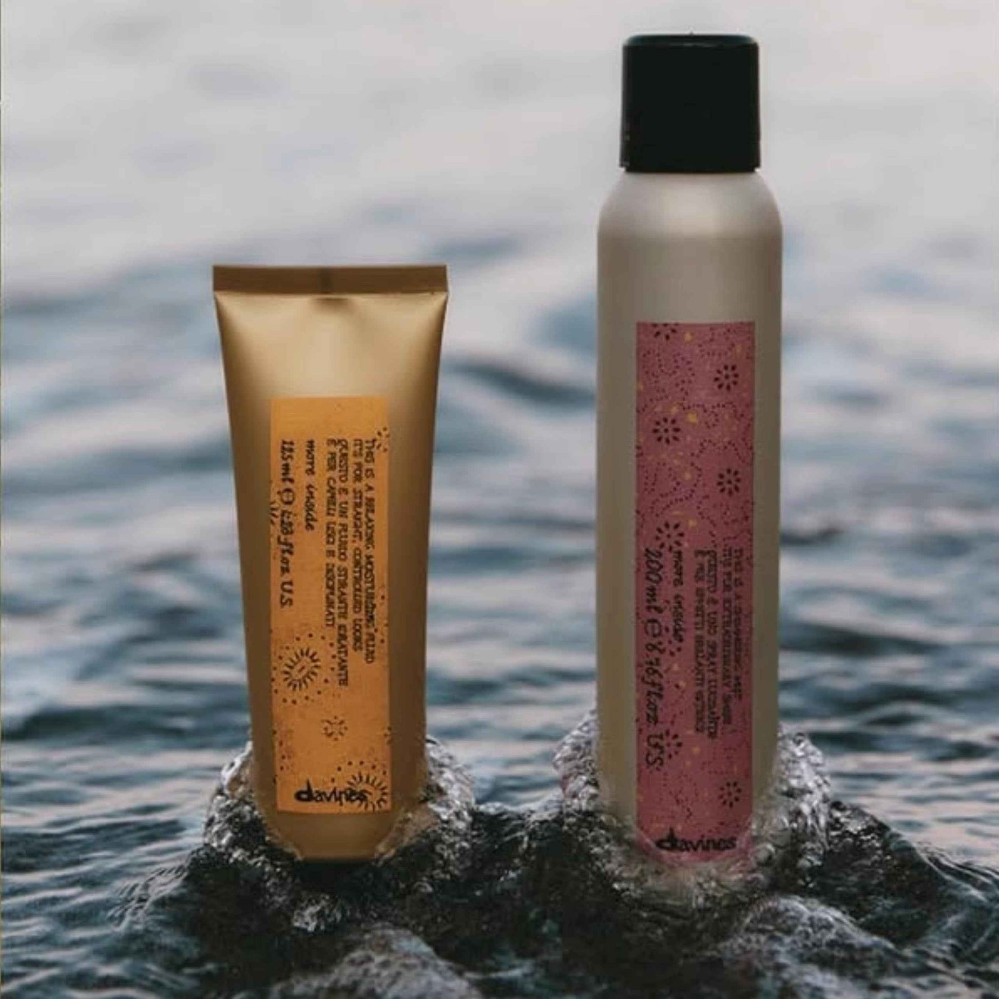 Davines This is a Relaxing Moisturizing Fluid, Heat Protection And Frizz Control For Sleek And Straight Styling, Moisturize With Humidity Control, 4.22 Fl. Oz.