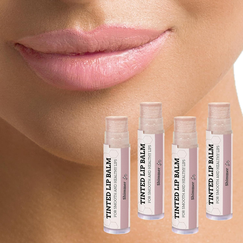 Earth's Daughter USDA Organic Lip Balm 6-Pack - Fruit Flavors, Beeswax, Coconut Oil, Vitamin E - Best Lip Repair Chapstick for Dry Cracked Lips - Moisturizing Lip Care