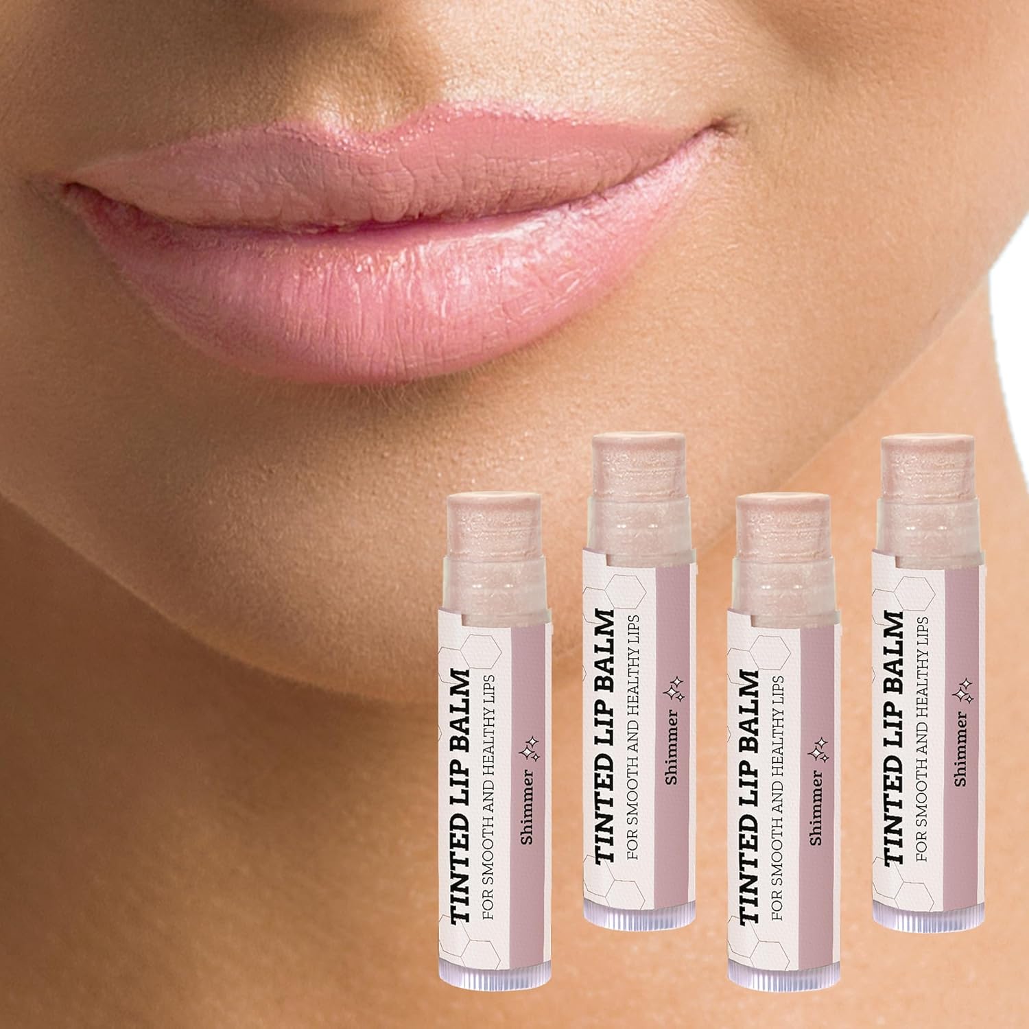 Earth's Daughter USDA Organic Lip Balm 6-Pack - Fruit Flavors, Beeswax, Coconut Oil, Vitamin E - Best Lip Repair Chapstick for Dry Cracked Lips - Moisturizing Lip Care