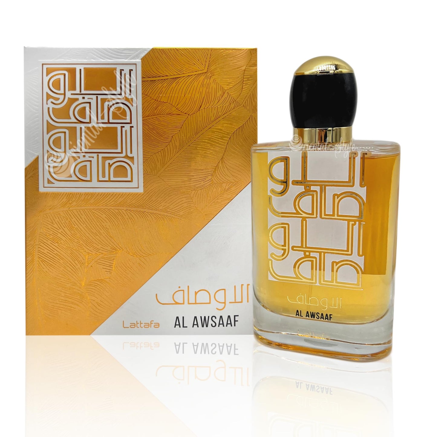 Lattafa Al Awsaaf Eau de Parfum Spray for Men, 3.4 Ounce