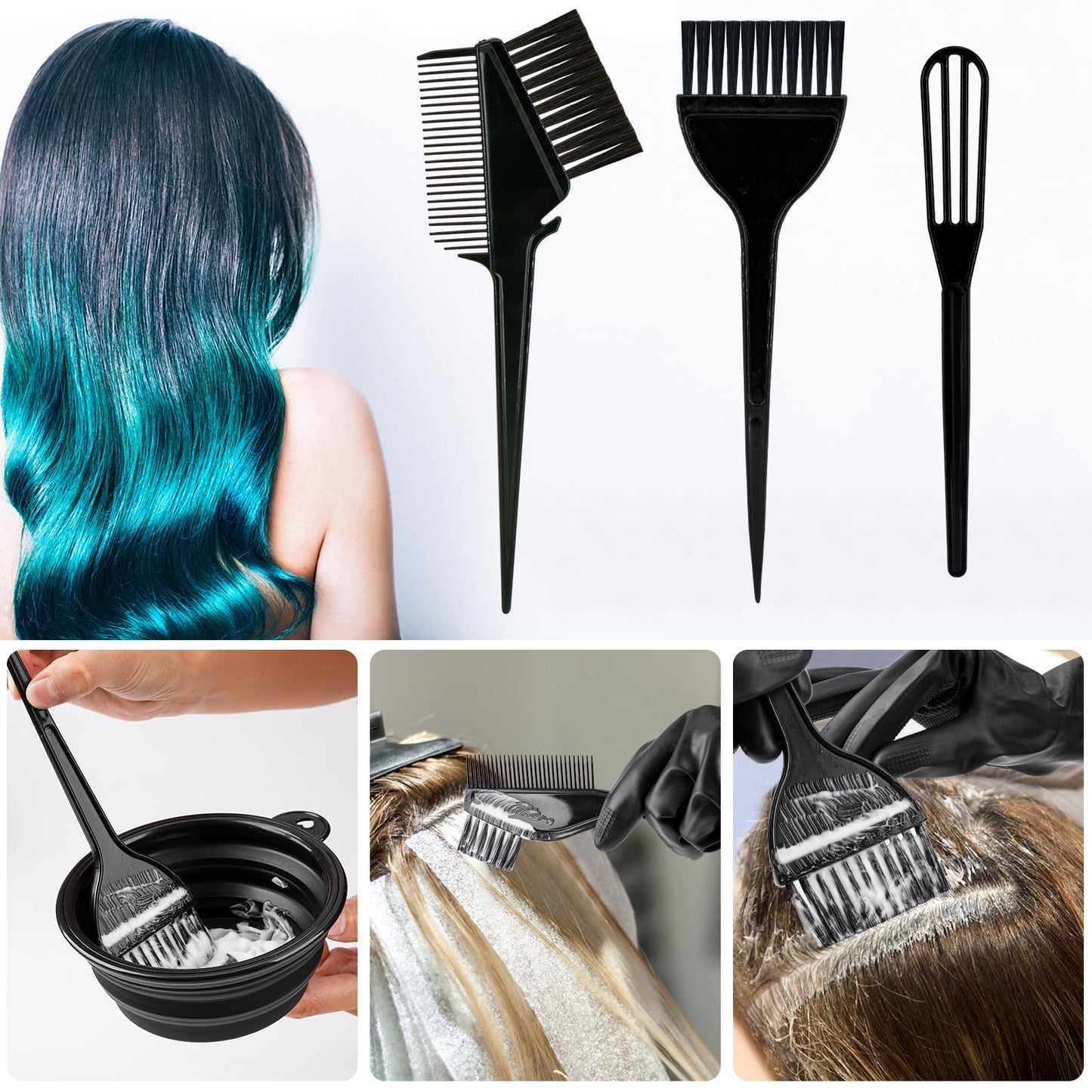 Xarchy 19-Piece Professional Hair Coloring Kit - Salon-Quality Hair Dye Tools Including Brush, Bowl for At-Home Use