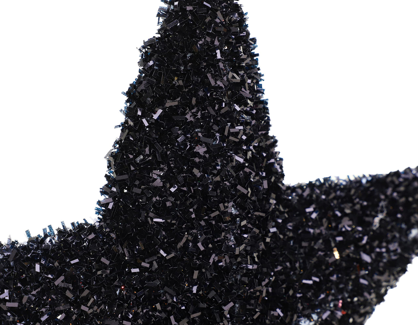 Christmas Concepts® 11 '' Sparkling Tree Top Star - Luxurious Christmas Decorations (Black)