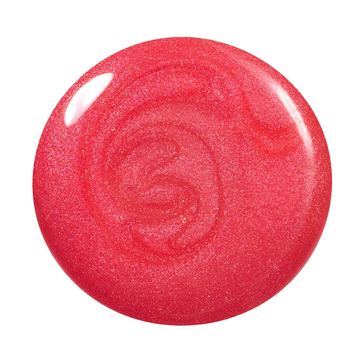 Dazzle Dry Nail Lacquer (Step 3) - Poolside Pink - A deep coral pink-red. Semi-sheer shimmer. (0.5 fl oz)