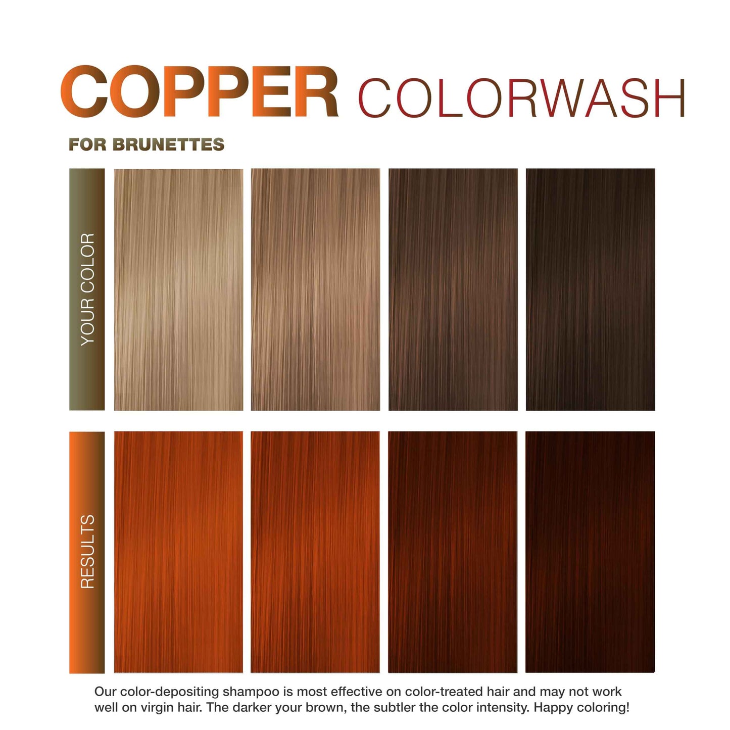 Viral Colorwash Copper for Brunette