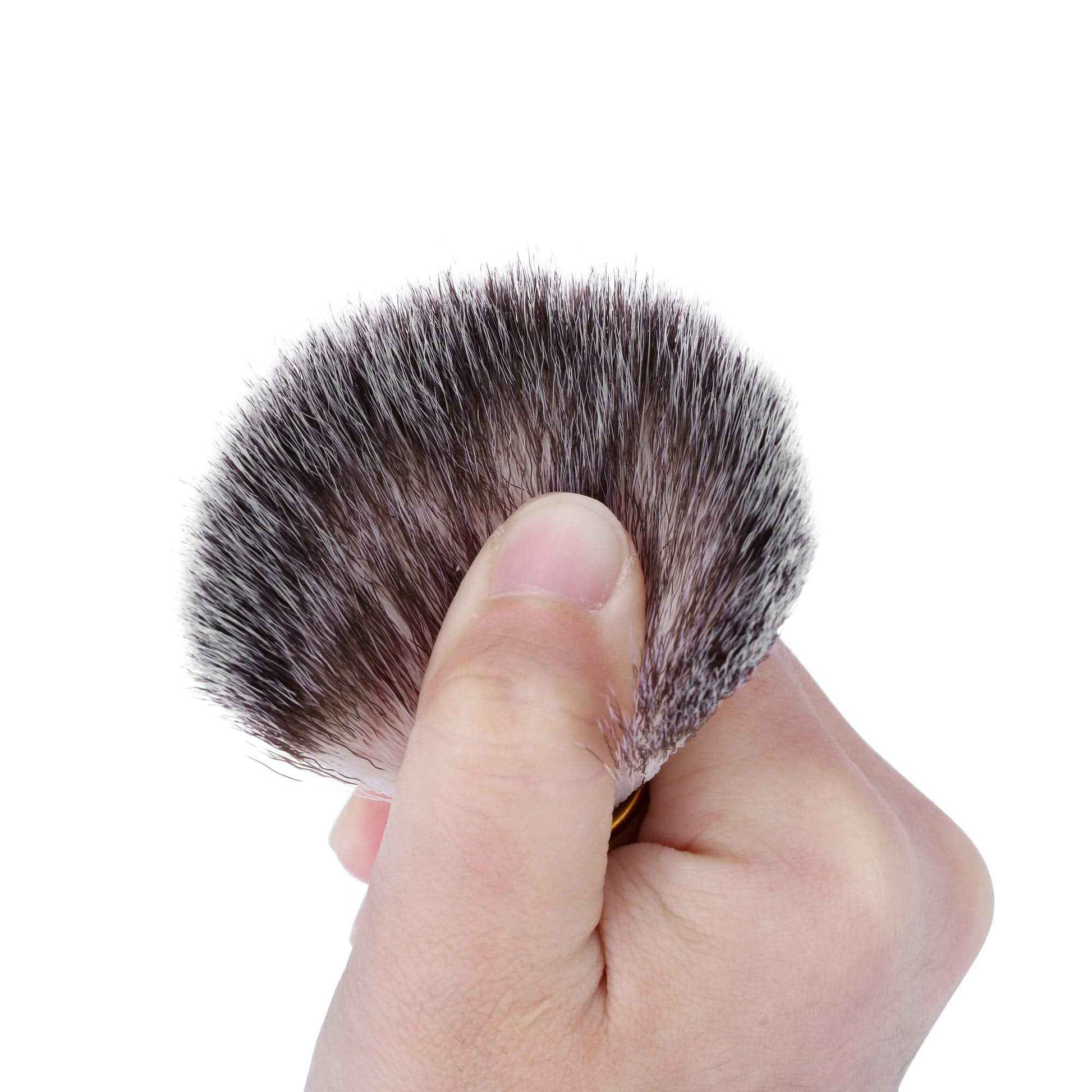 Faleto Stainless Steel Shaving Brush Stand Holder and Soap Bowl Mug Set for Safety Razor Brush