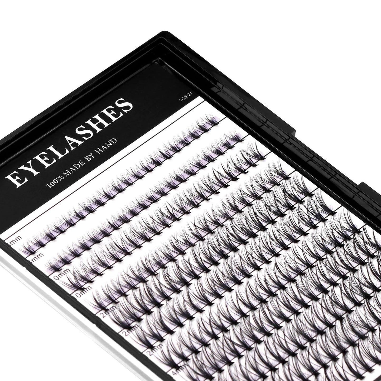 Vayator Large Tray 220 Cluster/Box Eyelashes 0.07 Thickness Eyelashes Individual Eyelash False Eyelashes Extension Eyelash 10D/20D/40D/50D Eyelash (20RR-8-10-12-14mm Mixed）