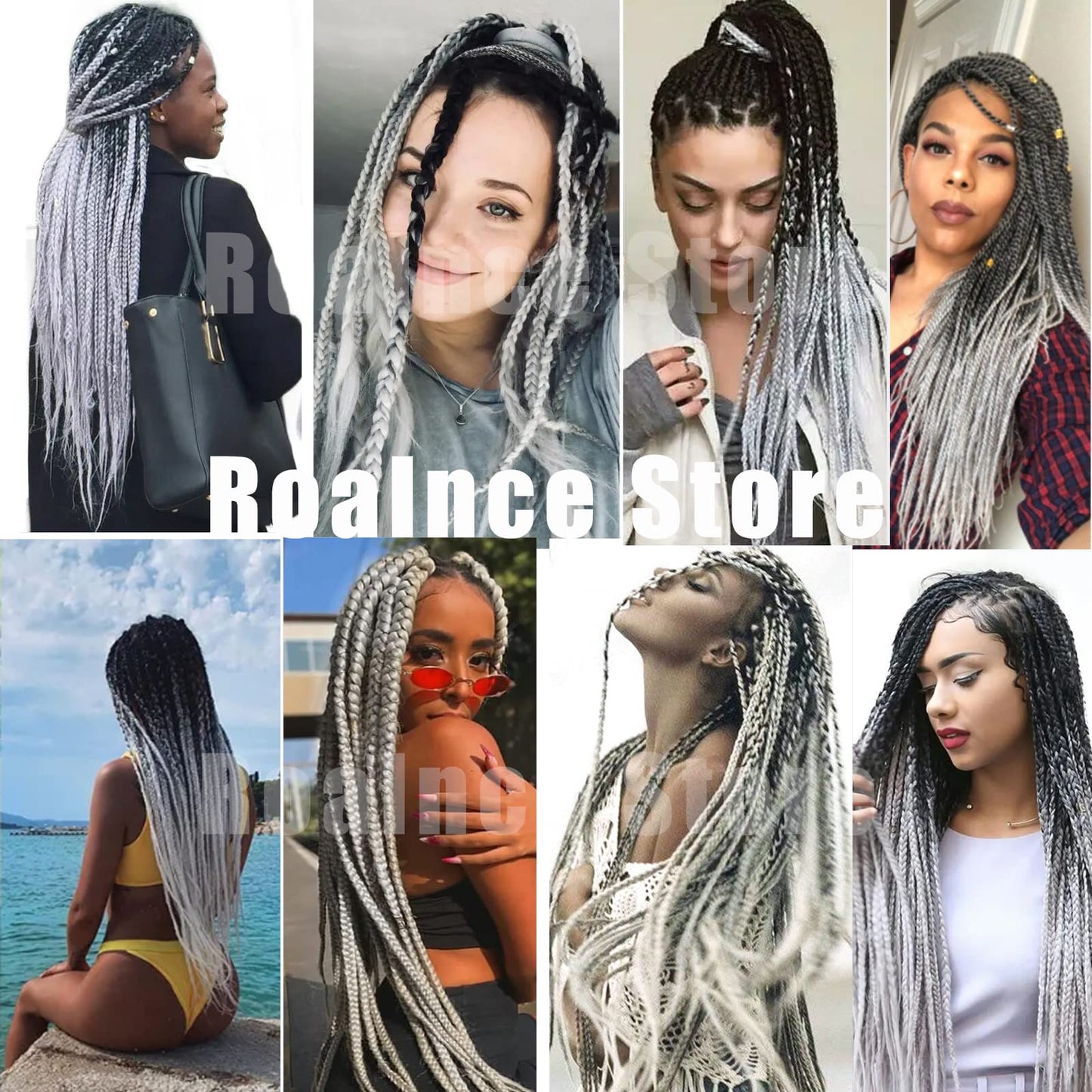 Braiding Hair Pre Stretched for Women Hair Extensions Box Braids Soft Synthetic Knotless Yaki Texture Hot Water Setting Braid Black 613 (24inch 3Packs)